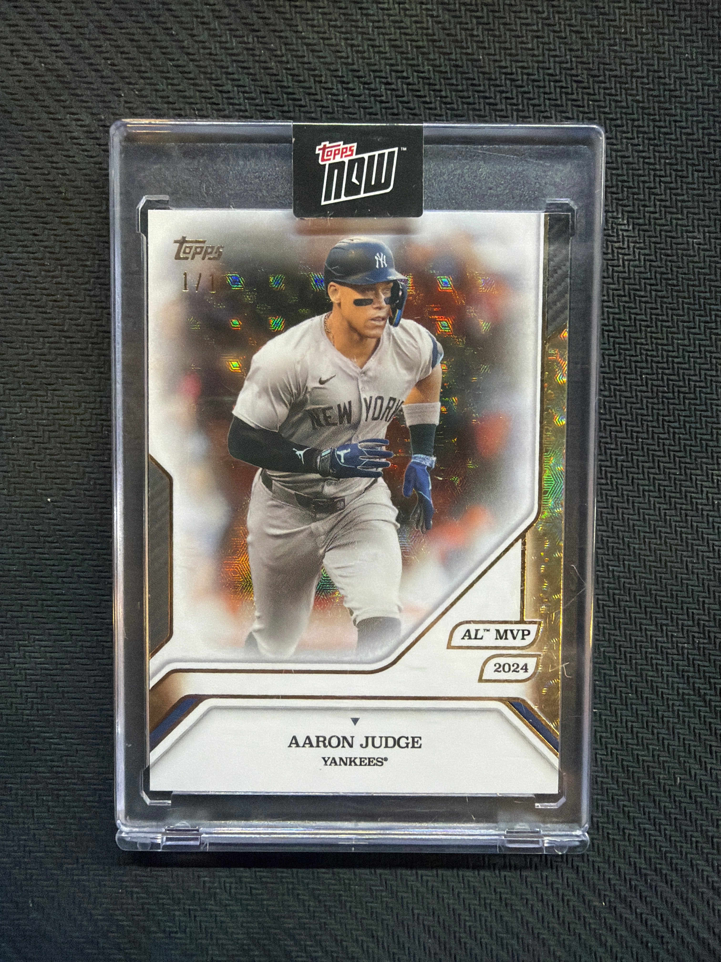 2025 Topps Now Aaron Judge Foil 1/1 AL MVP
