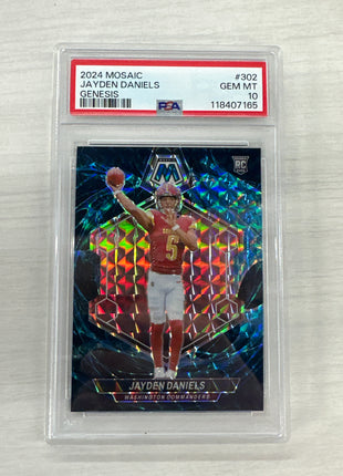 2024 Mosaic Jayden Daniels Genesis PSA 10 #302