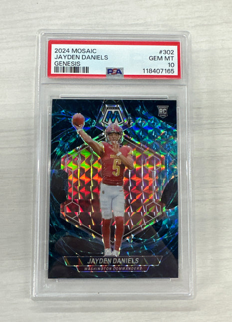 2024 Mosaic Jayden Daniels Genesis PSA 10 #302