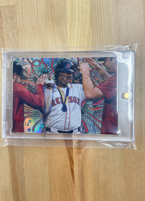 2024 Topps Chrome Rafael Devers Celebracion Case Hit SP