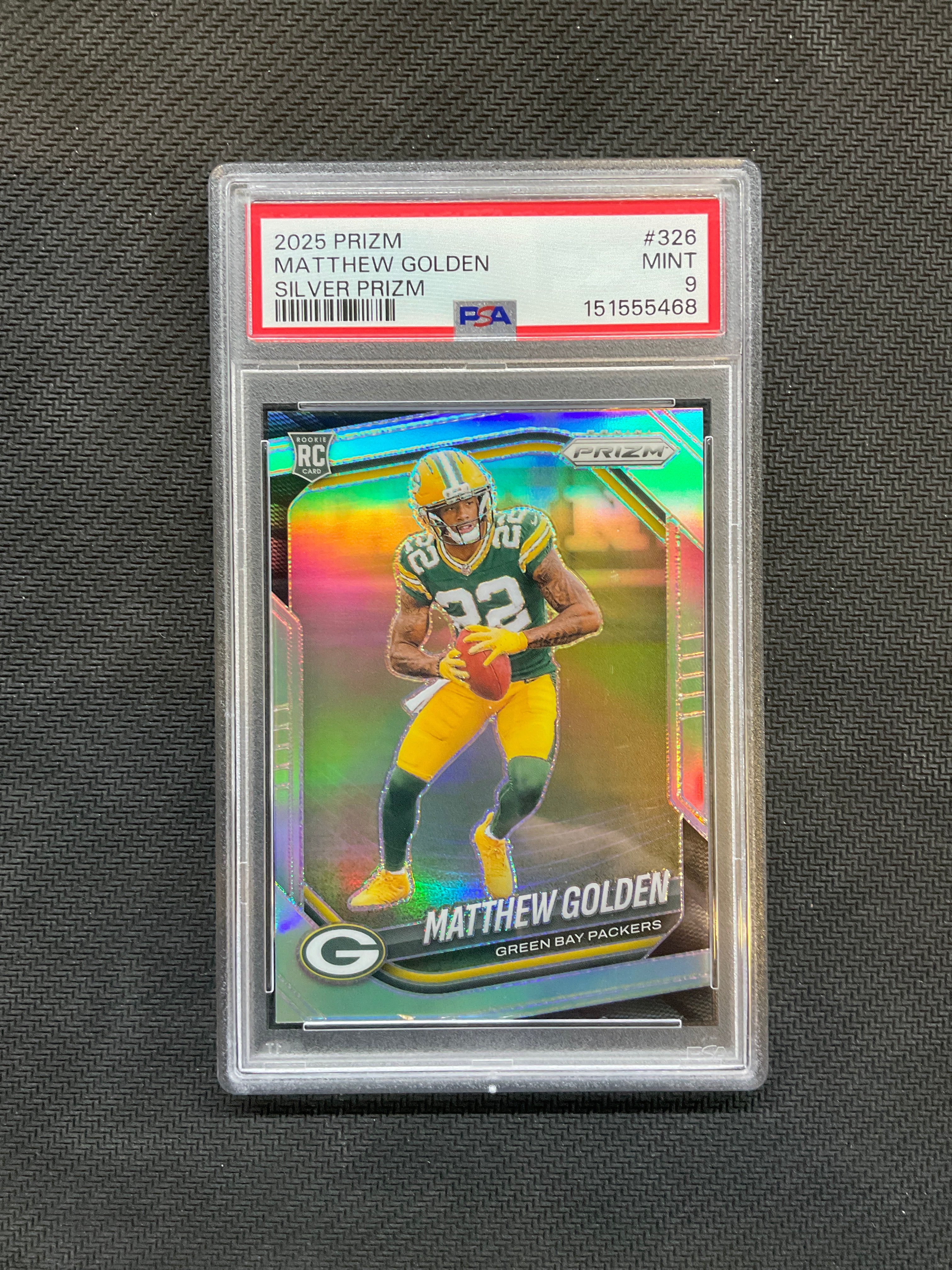 2025 Prizm Matthew Golden Rookie Silver PSA 9 468