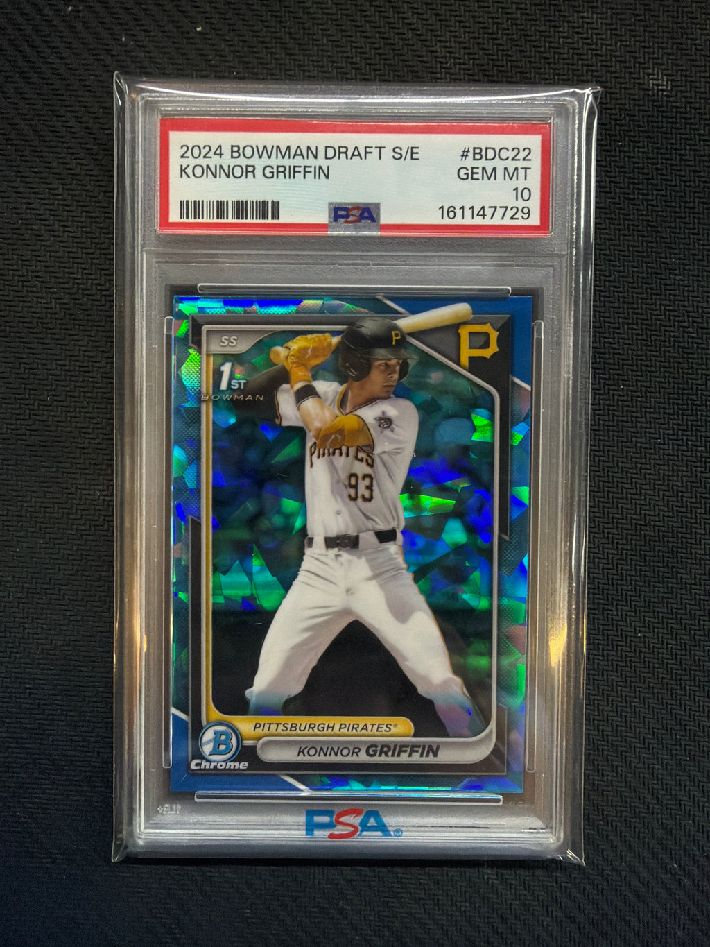 2024 Bowman Draft Sapphire Konnor Griffin 1st Bowman PSA 10 Pirates