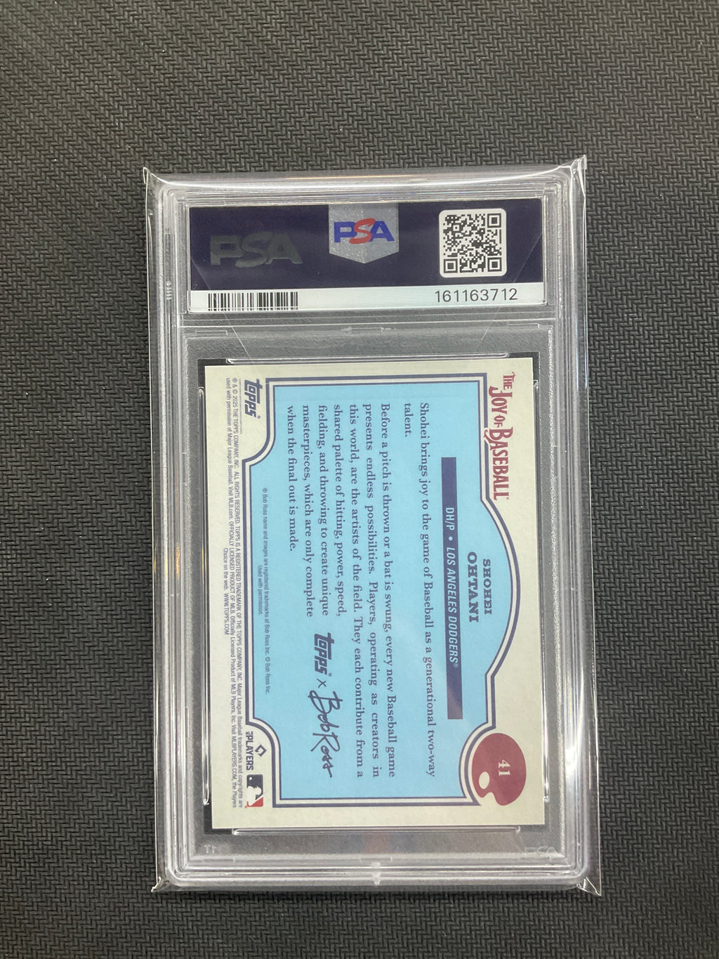 2025 Topps X Bob Ross Shohei Ohtani #41 PSA 10 Dodgers