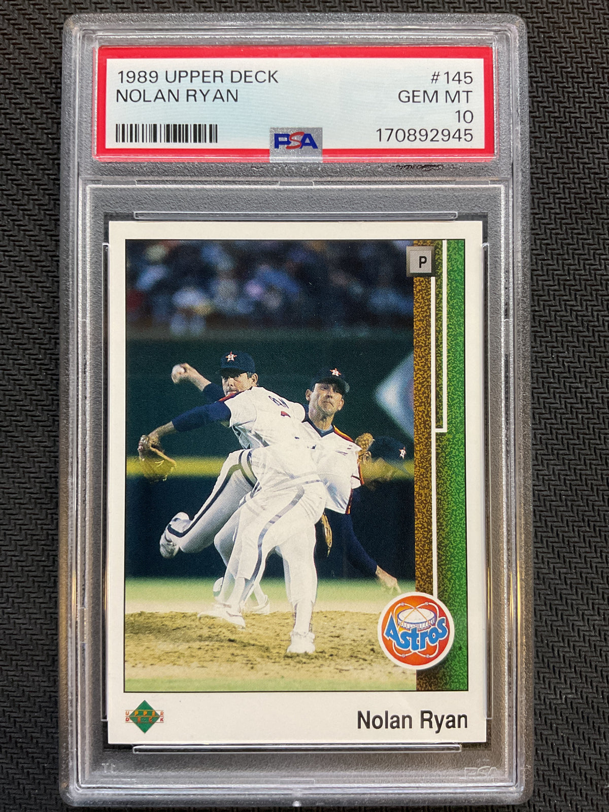 1989 Upper Deck #145 Nolan Ryan PSA 10