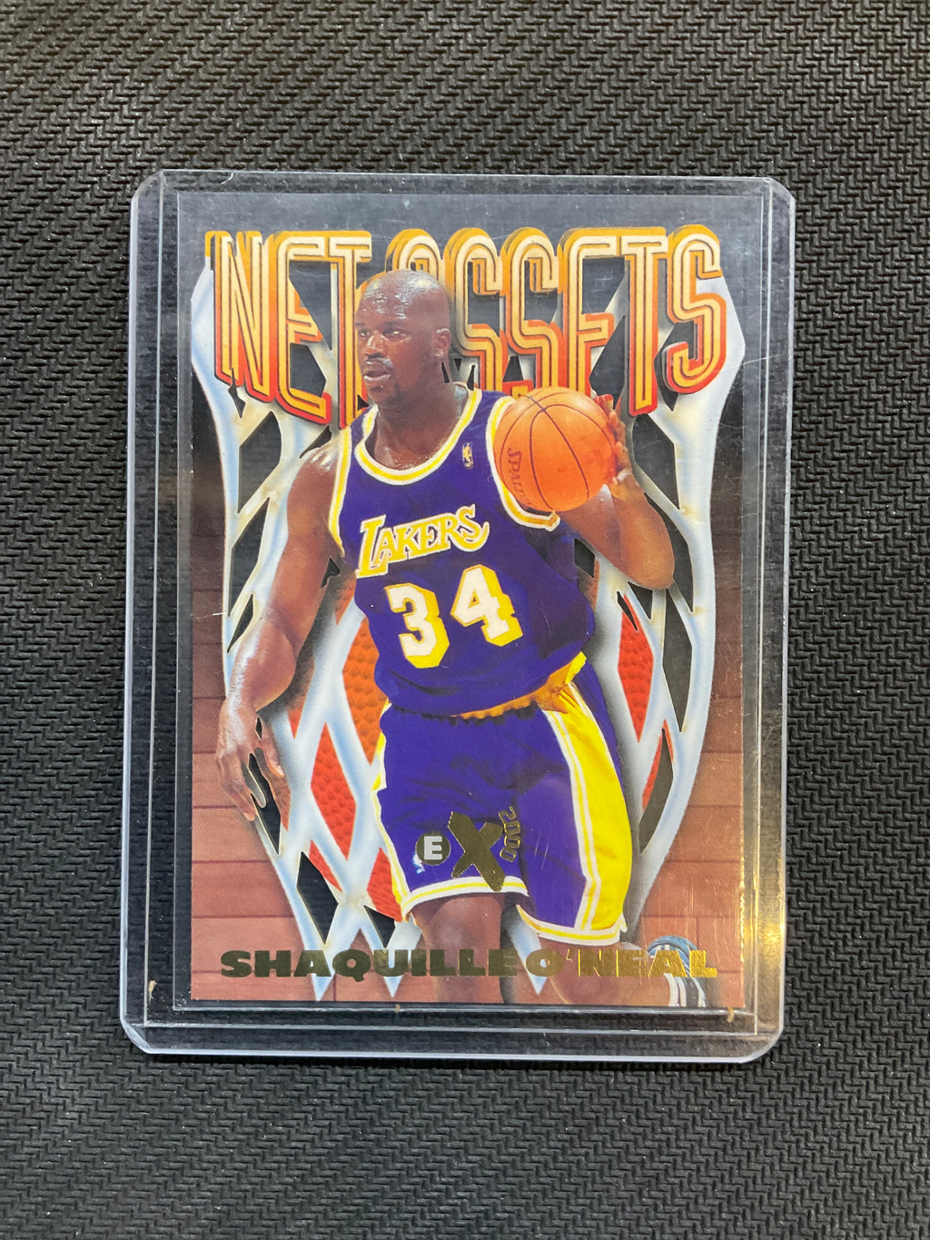 1996 Skybox E-X2000 Shaquille O'Neal Net Assets #13 Lakers