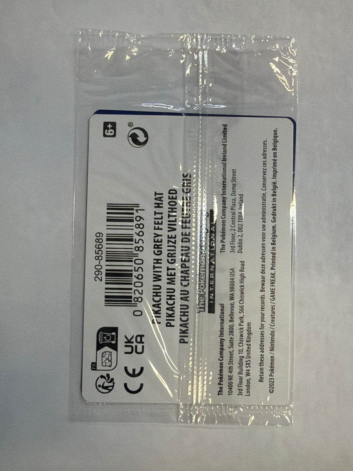 2023 Pikachu with Grey Felt Hat Promo Sealed 085
