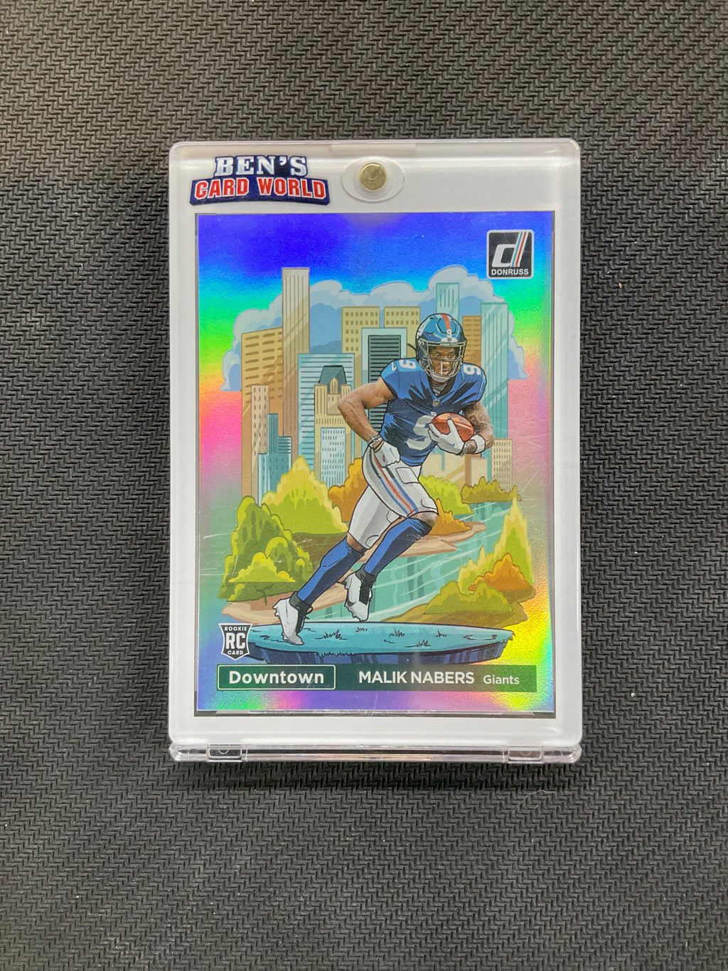 2024 Donruss Malik Nabers Rookie Downtown! #18 Giants