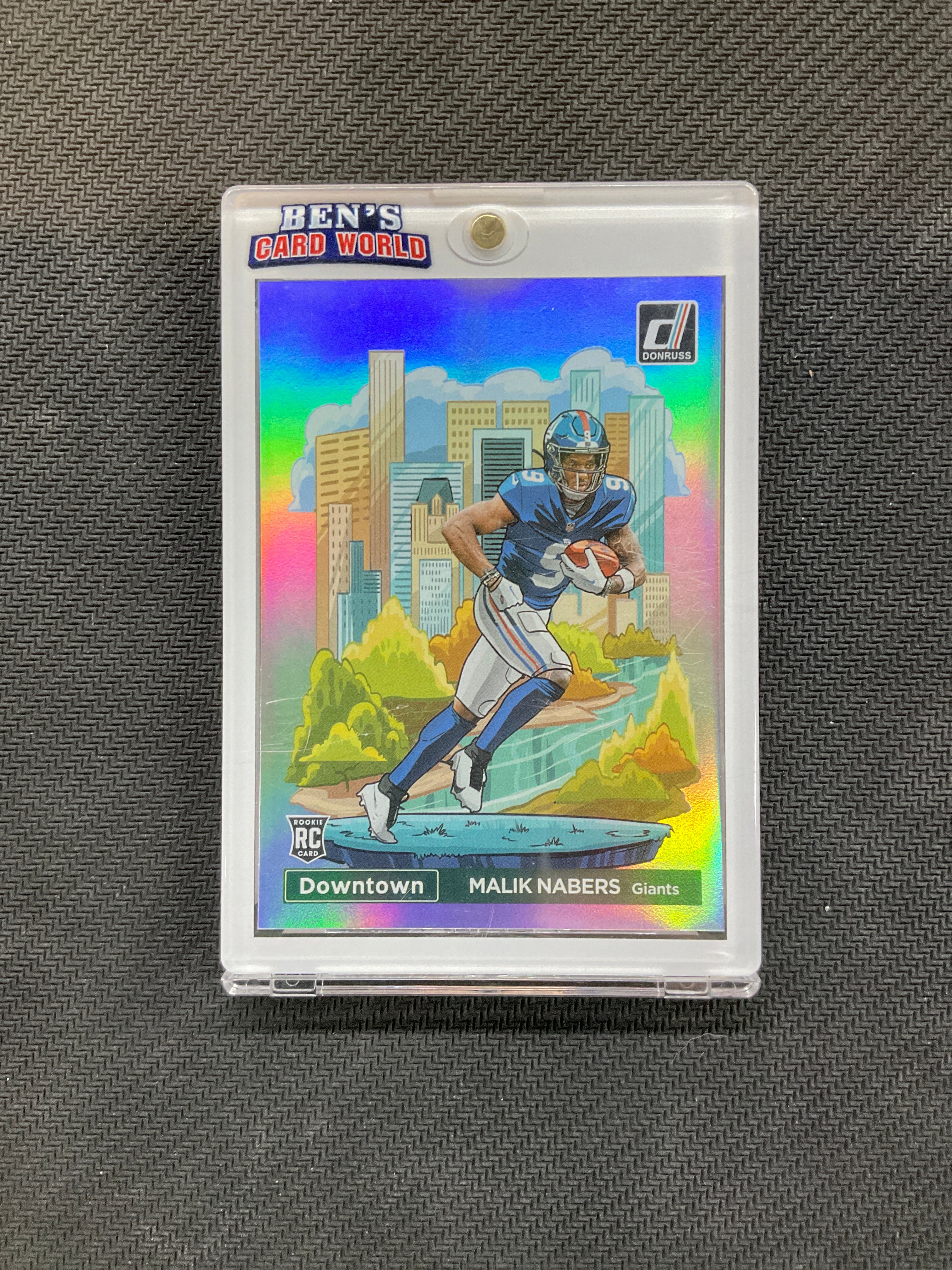 2024 Donruss Malik Nabers Rookie Downtown! #18 Giants