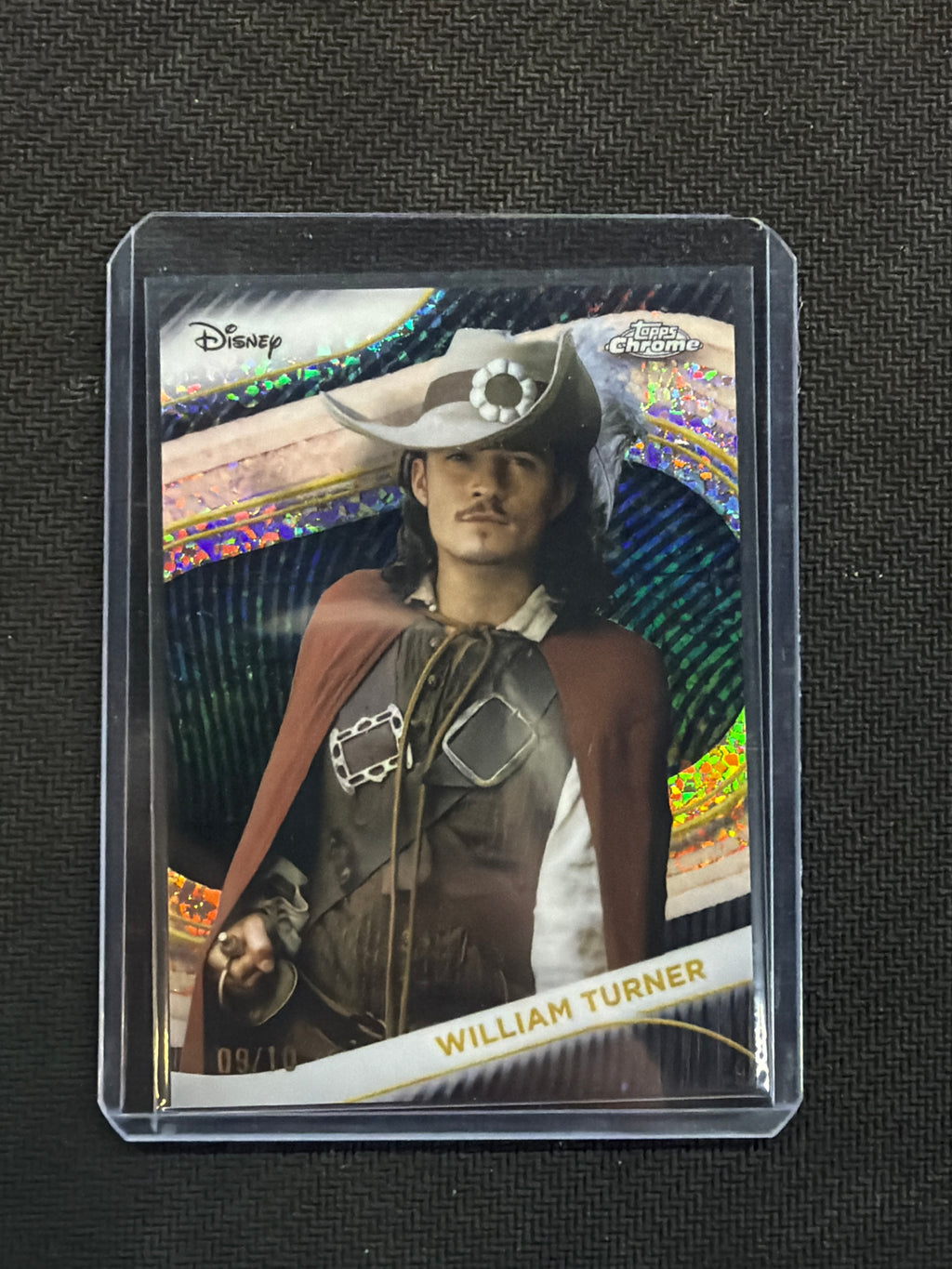 2025 Topps Chrome Disney William Turner Black Mini Diamond /10 Pirates