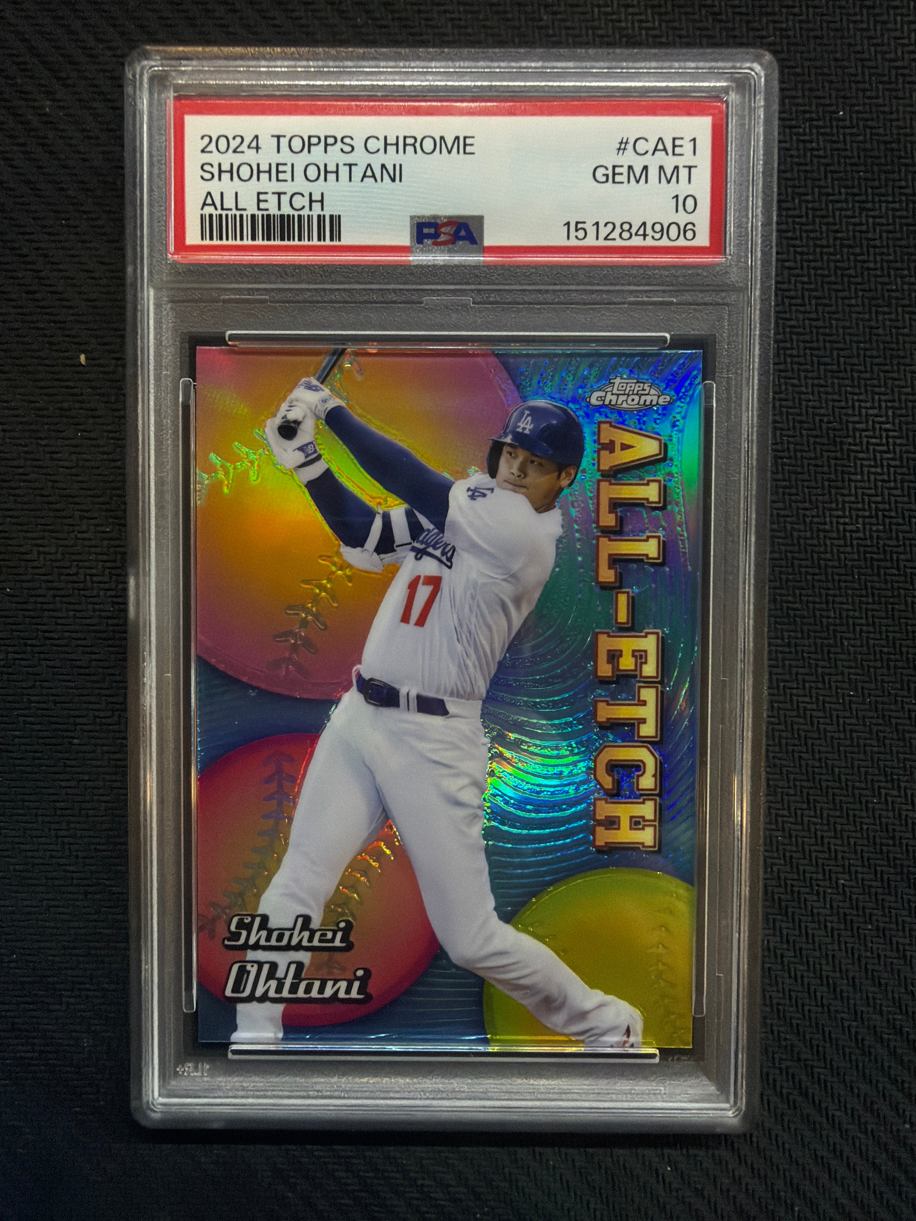 2024 Topps Chrome Shohei Ohtani All Etch PSA 10 Dodgers 906