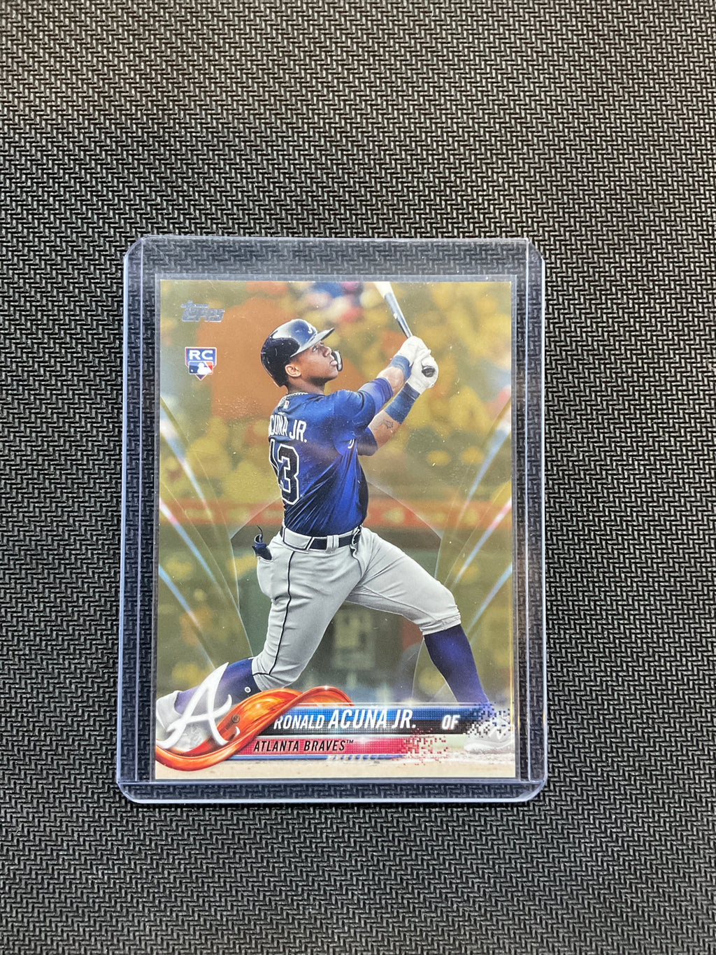 2018 Topps Update Ronald Acuna Jr. #US250 /2018 Gold Rookie Braves