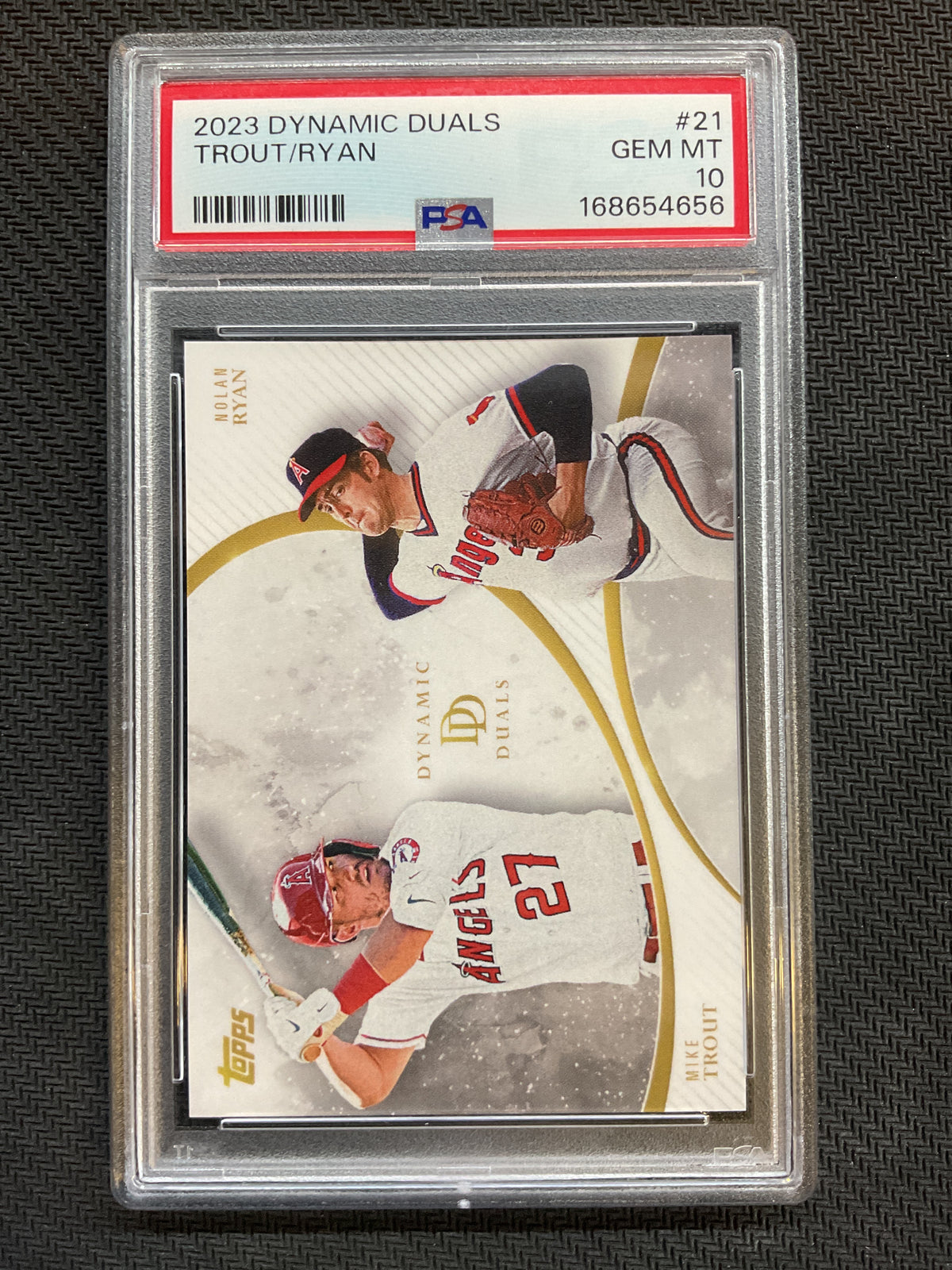 2023 Dynamic Duals  #21 Trout/Ryan PSA 10