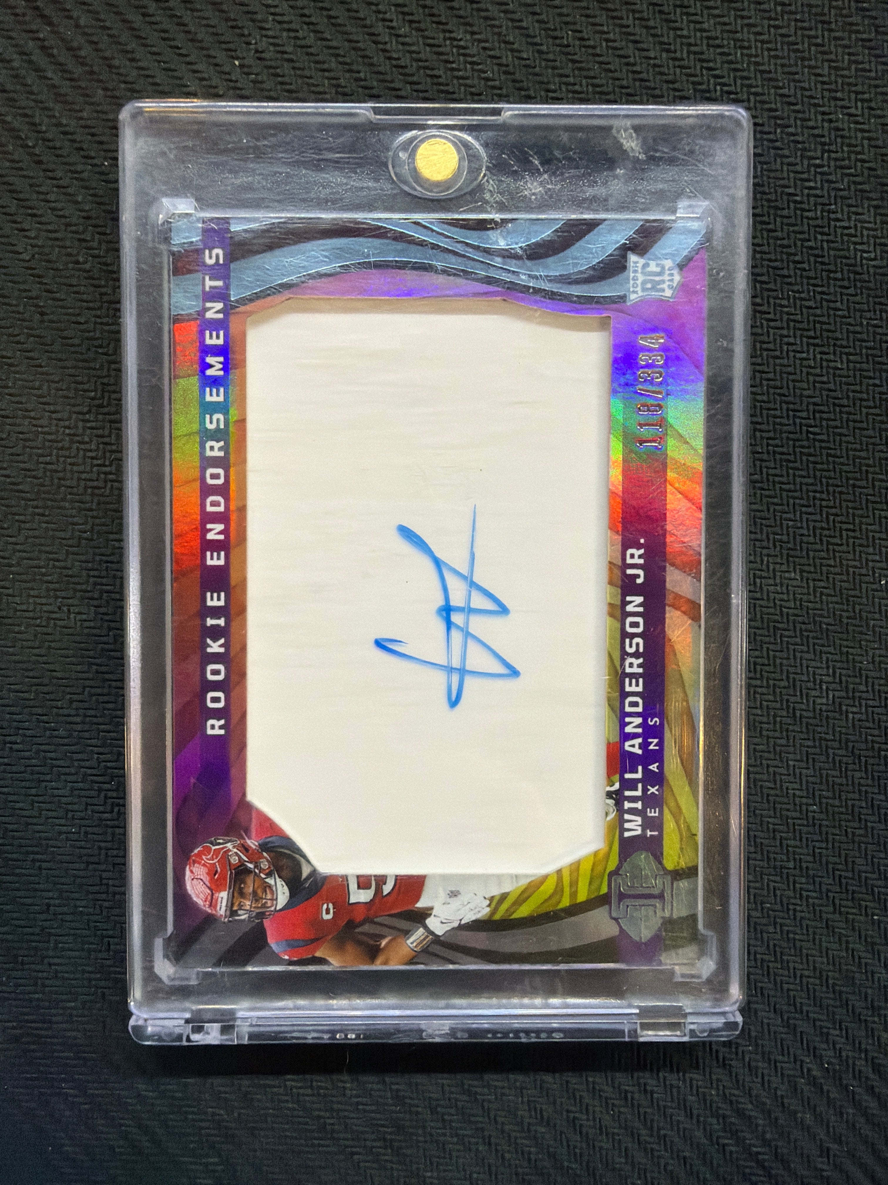 2023 Panini Illusions Will Anderson Jr Rookie Endorsements /334 Texans