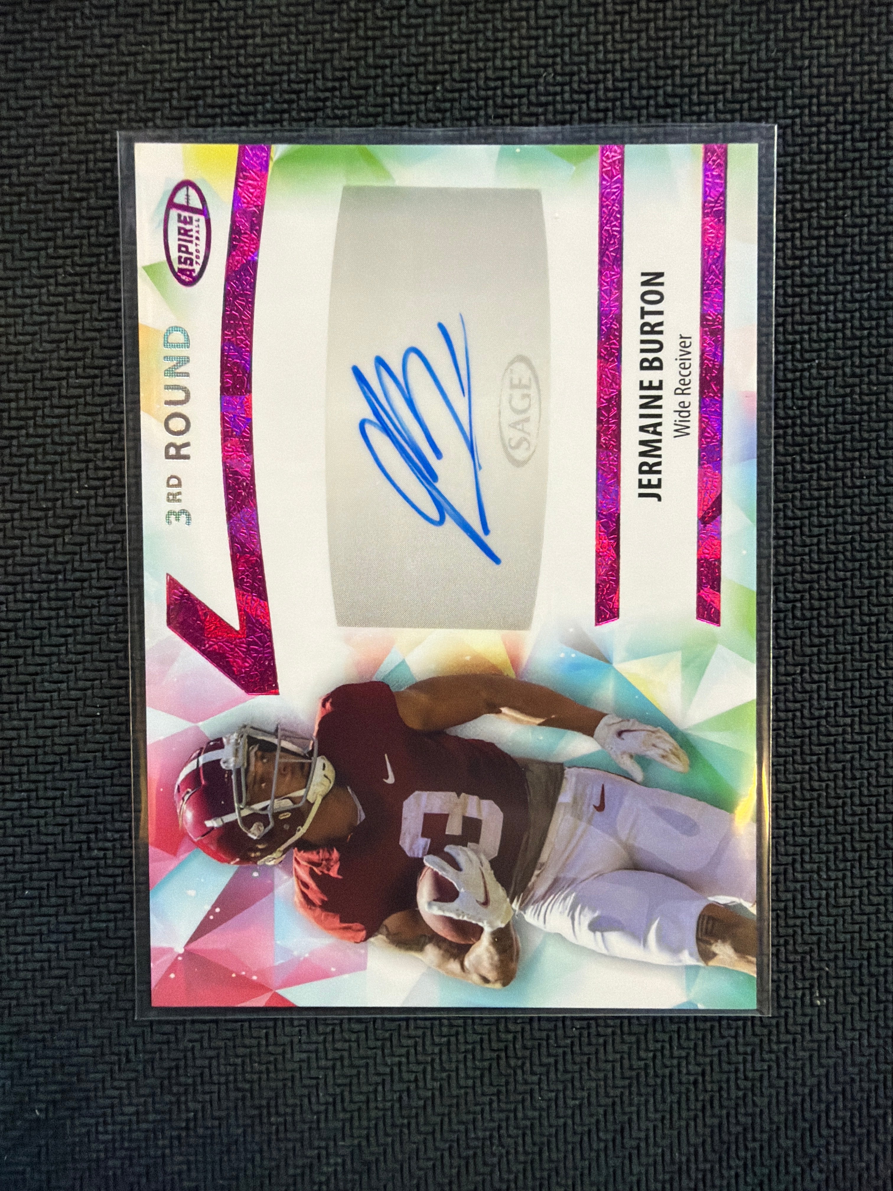 2024 Aspire Football Jermaine Burton Auto Alabama