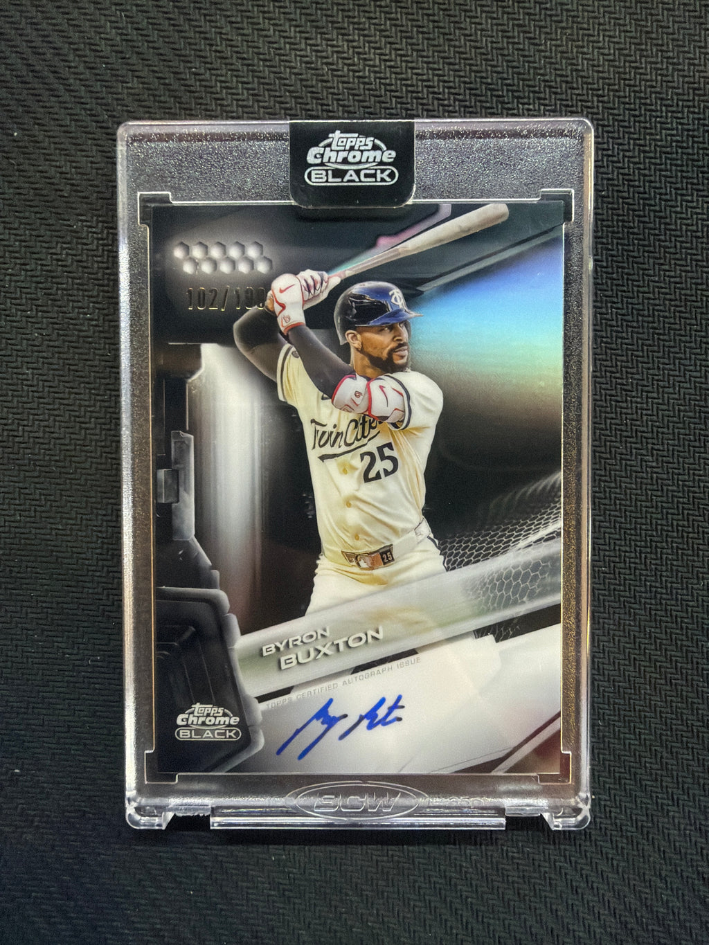 2026 Topps Chrome Black Byron Buxton Auto Refractor /199 Twins