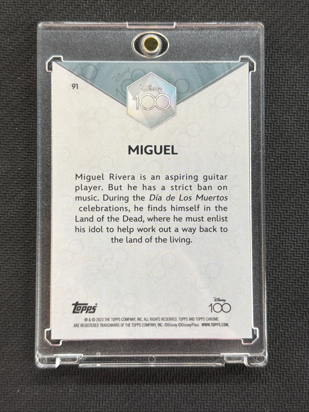 2023 Topps Chrome Disney 100 Miguel Green /99
