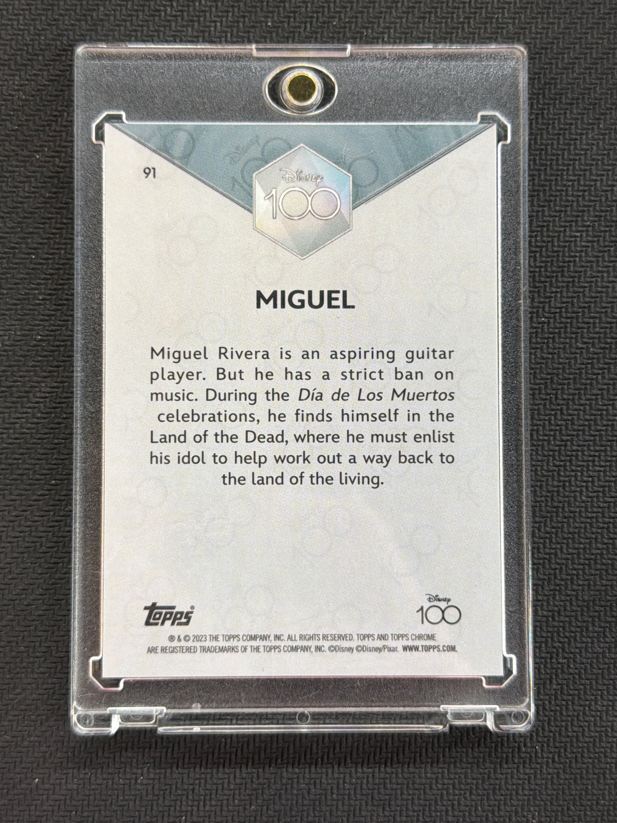 2023 Topps Chrome Disney 100 Miguel Green /99