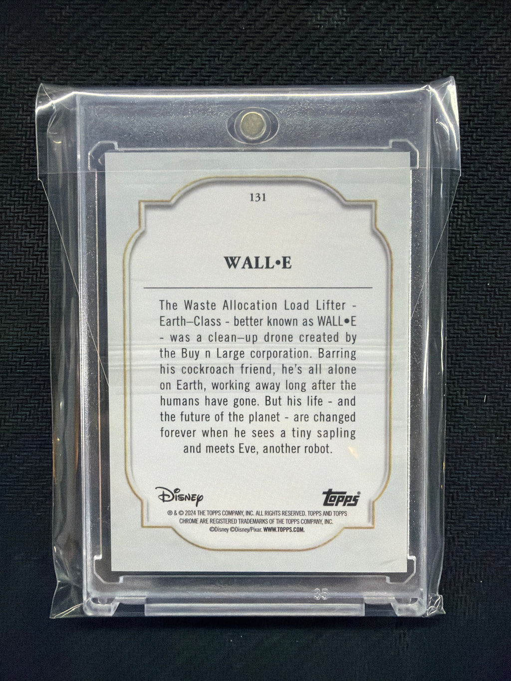 2024 Topps Chrome Disney Wall-E /101 Dalmations