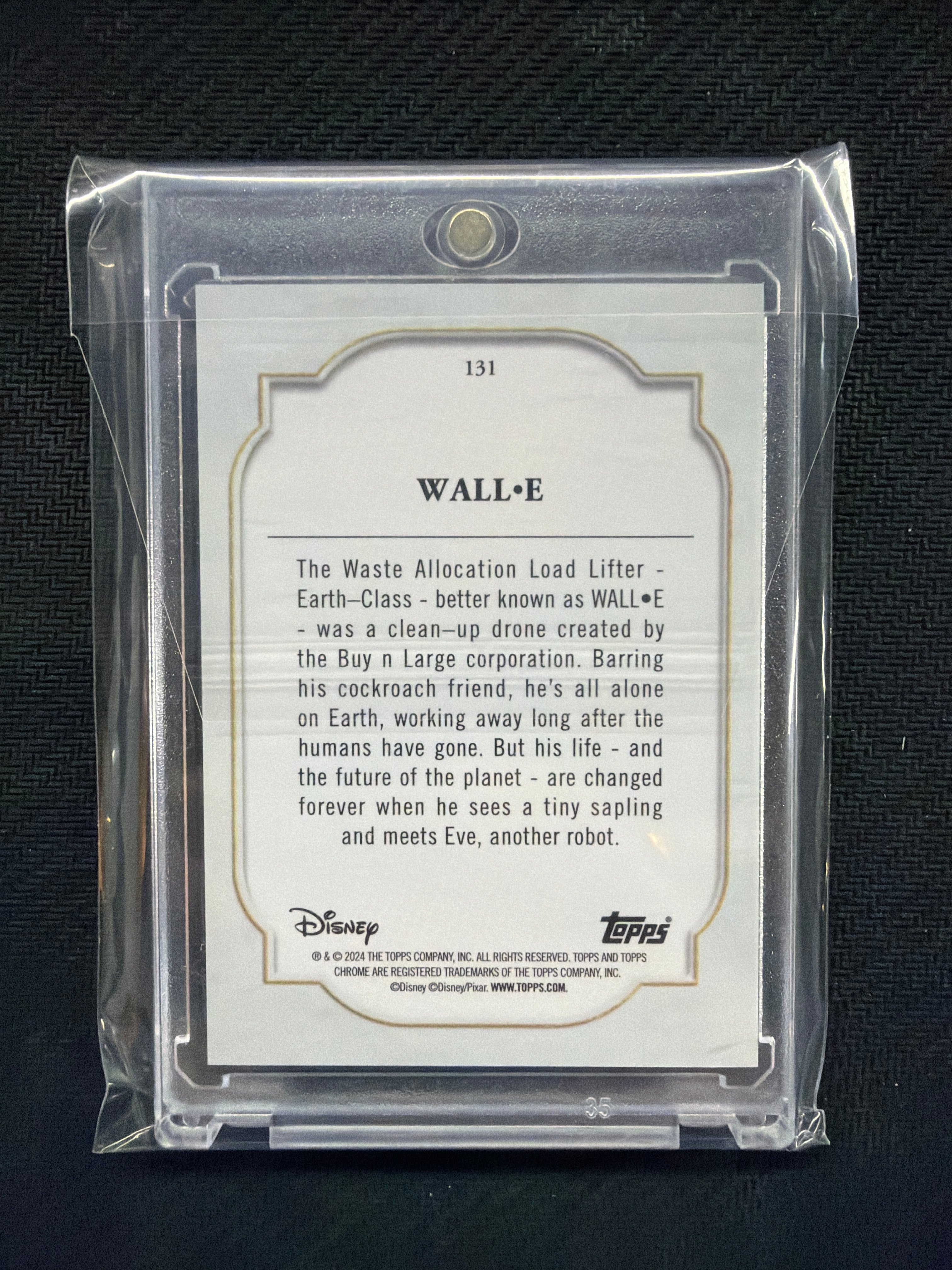 2024 Topps Chrome Disney Wall-E /101 Dalmations