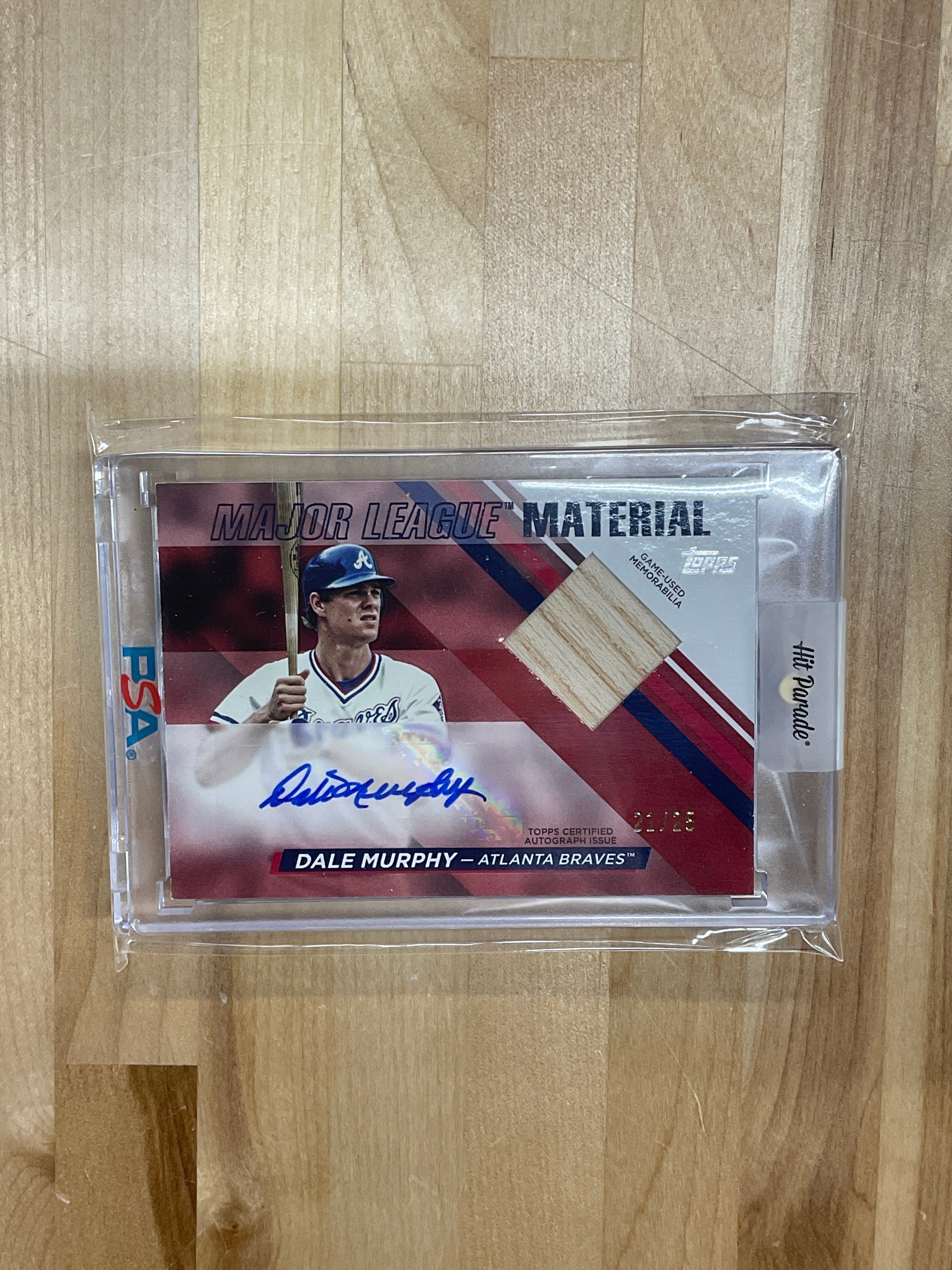 2024 Topps Series Two Dale Murphy Bat Patch Auto /25 Braves