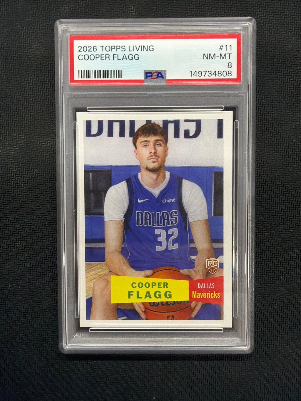 2026 Topps Living Cooper Flagg Rookie PSA 8 4808