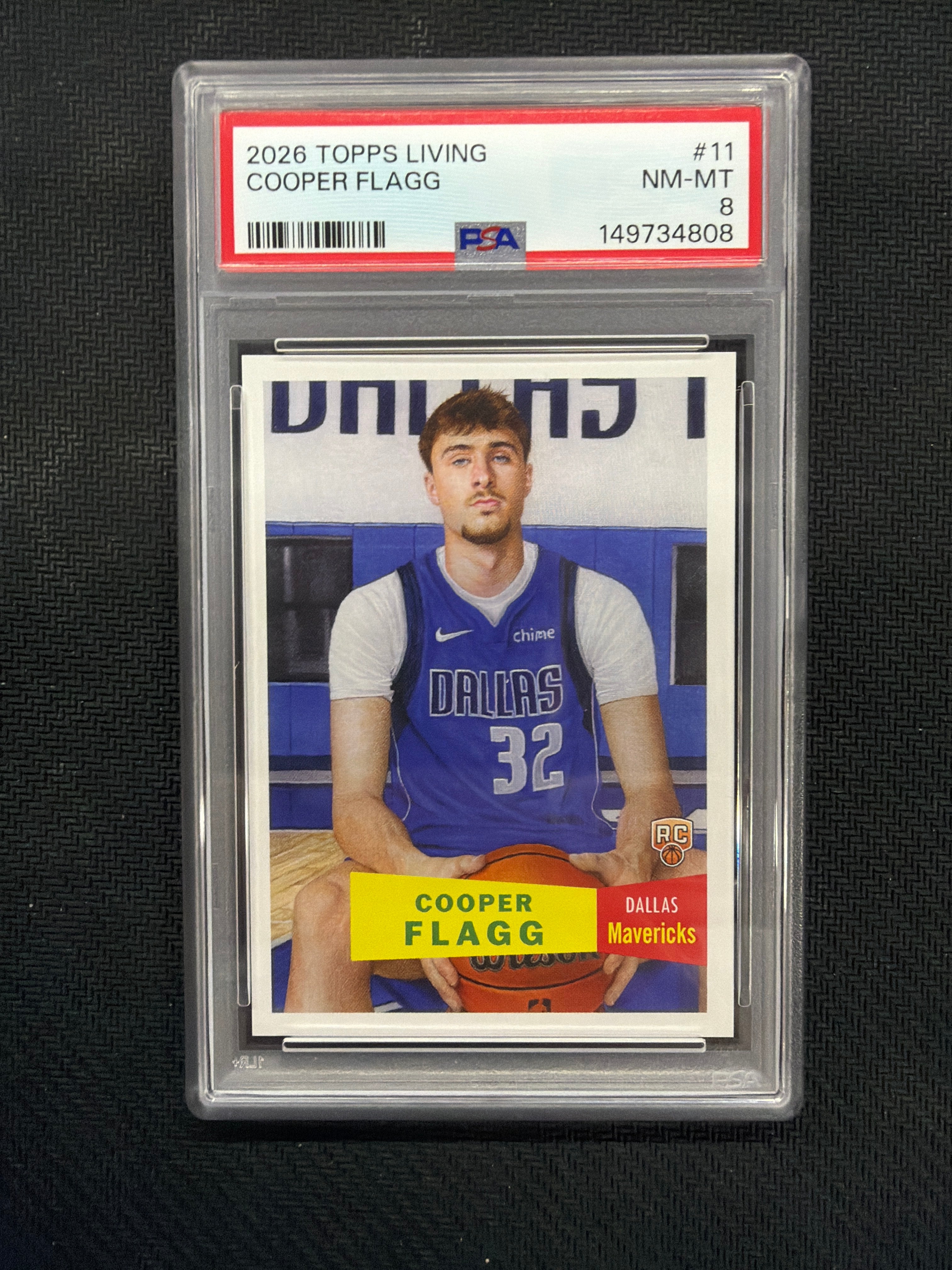 2026 Topps Living Cooper Flagg Rookie PSA 8 4808