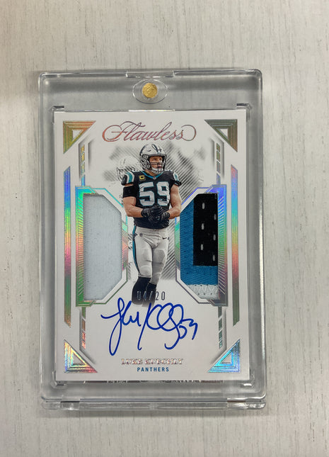 2023 Flawless Luke Kuechly Patch Auto Dual /20