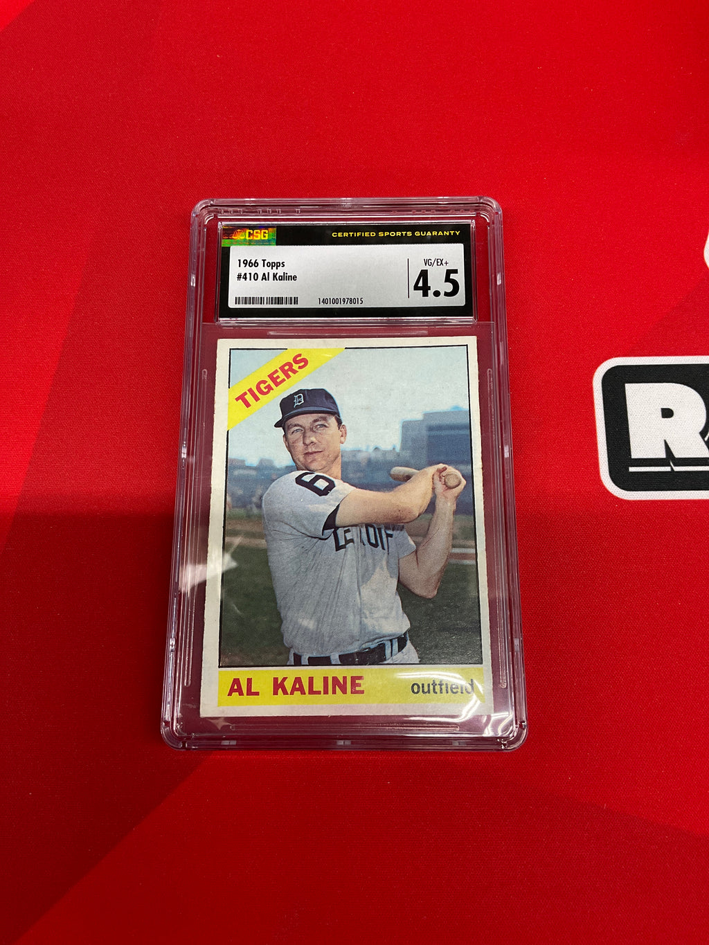 1966 Topps #410 Al Kaline CSG 4.5