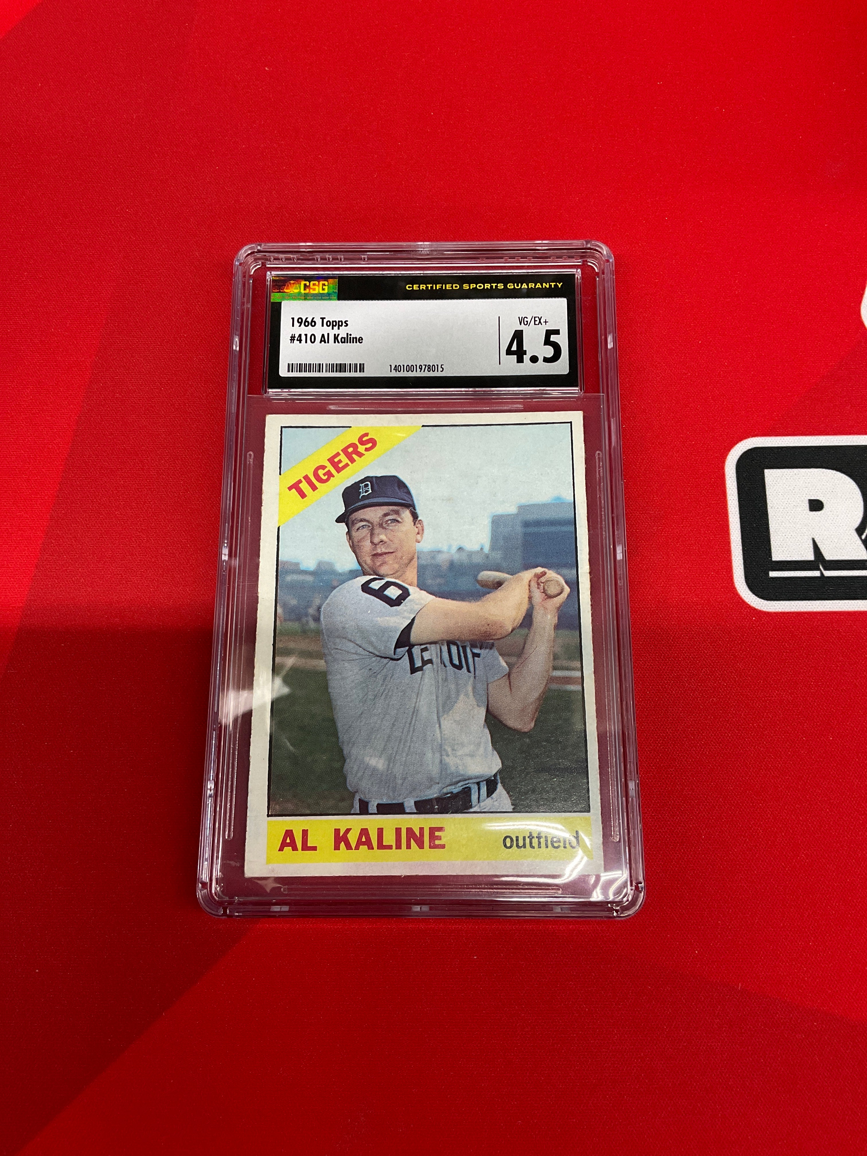 1966 Topps #410 Al Kaline CSG 4.5