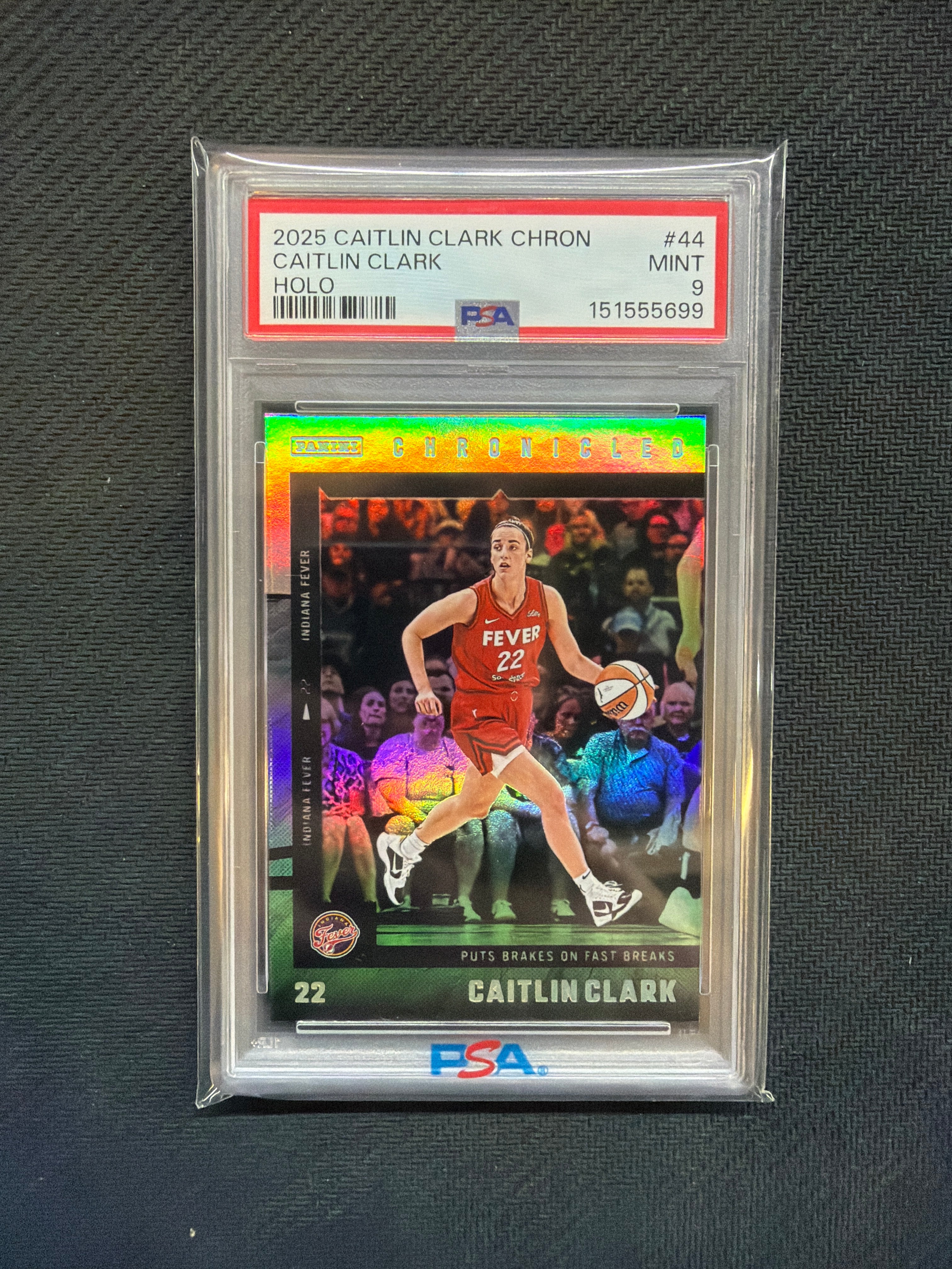2025 Caitlin Clark Chronicled Caitlin Clark Holo PSA 9 699