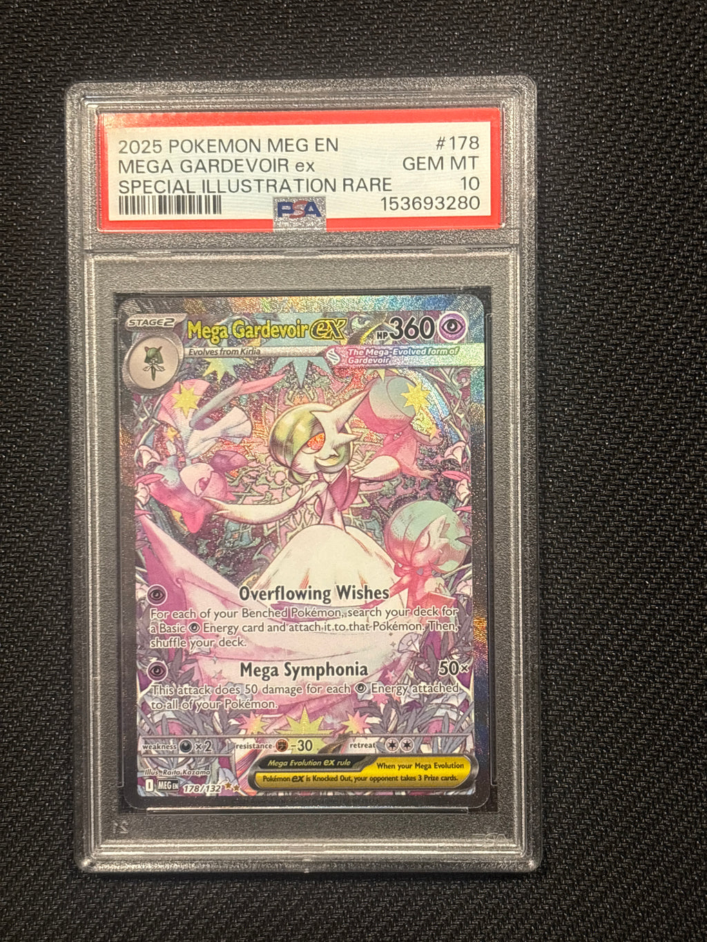2025 Pokemon Mega Evolutions Mega Gardevoir ex 178 PSA 10