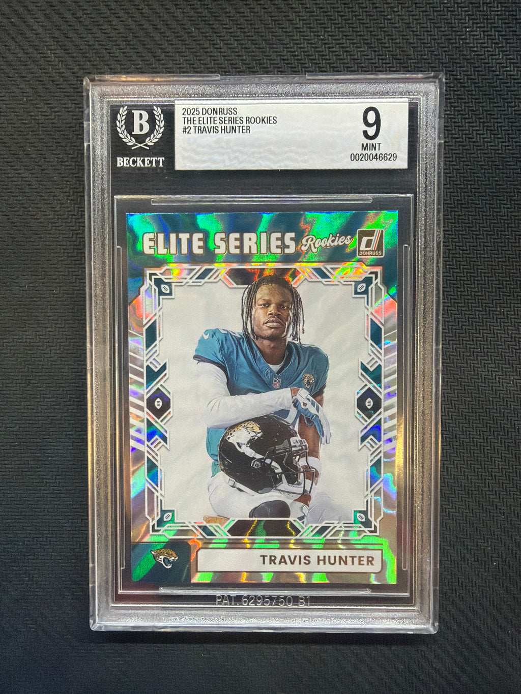 2025 Donruss Travis Hunter Elite Series Rookies BGS 9 Jaguars