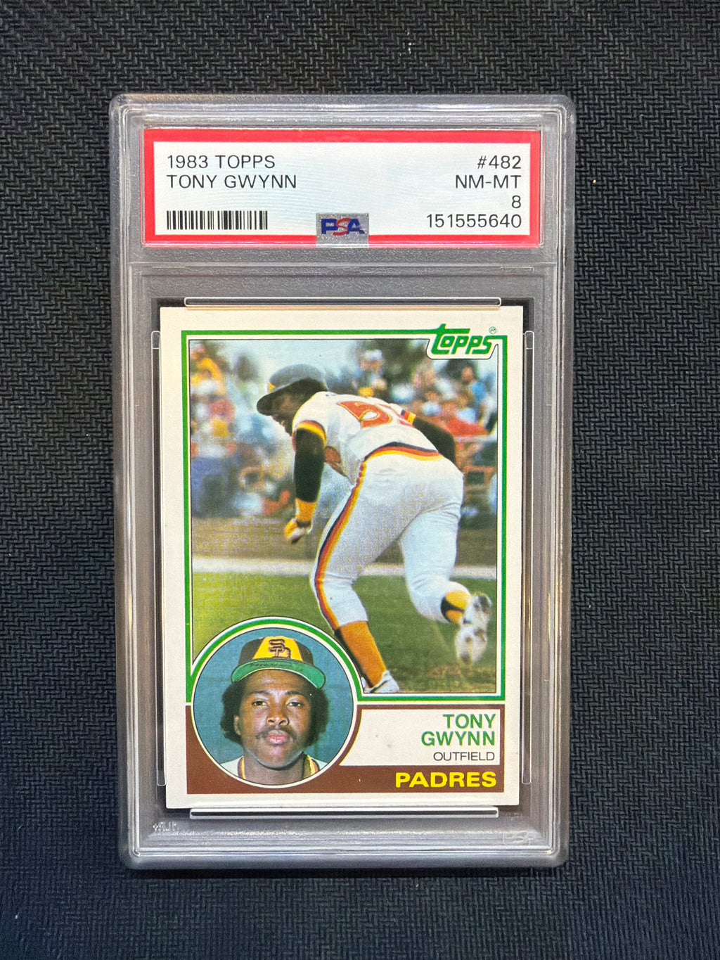 1983 Topps Tony Gwynn #482 PSA 8 640 Rookie