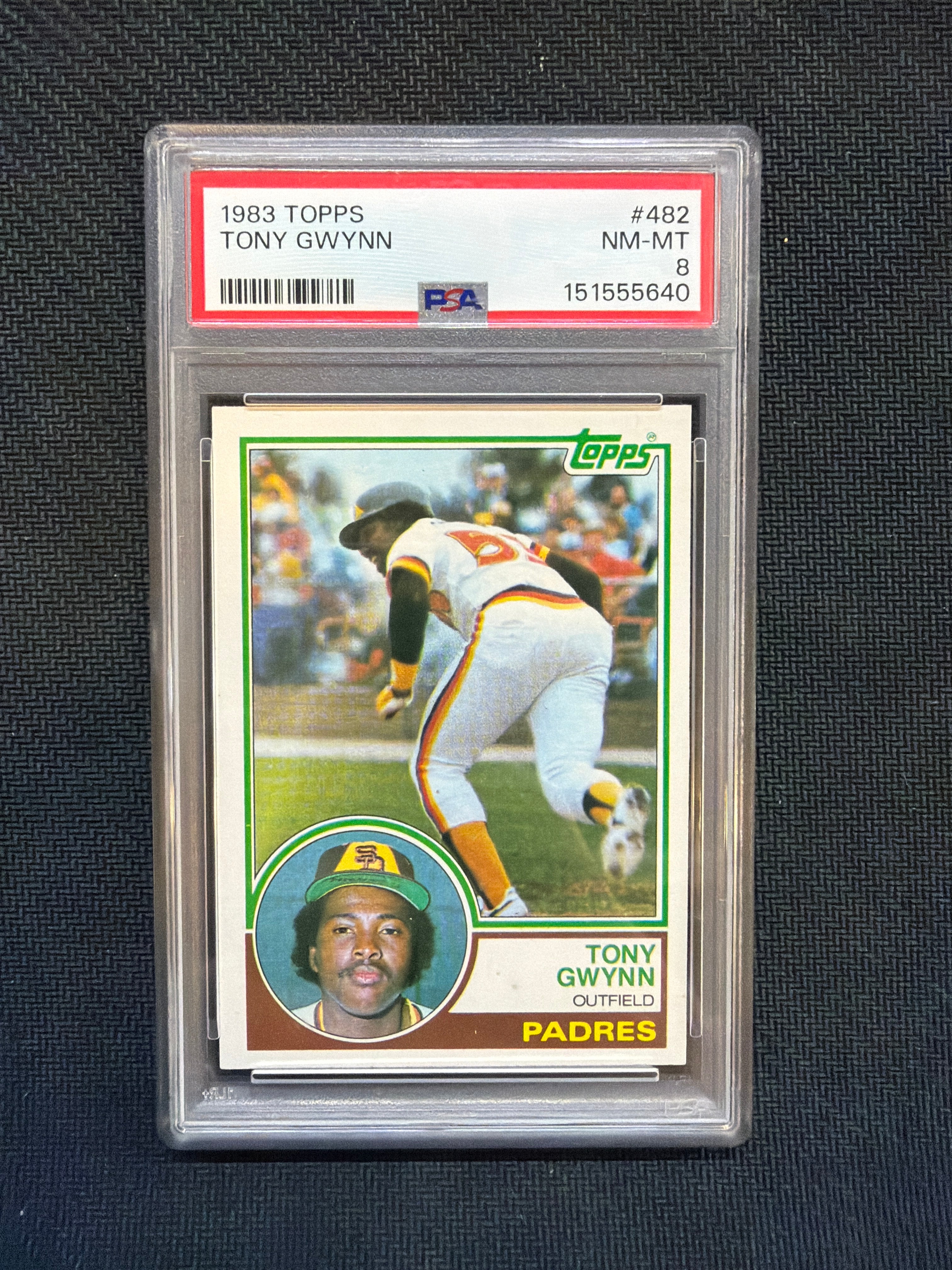 1983 Topps Tony Gwynn #482 PSA 8 640 Rookie