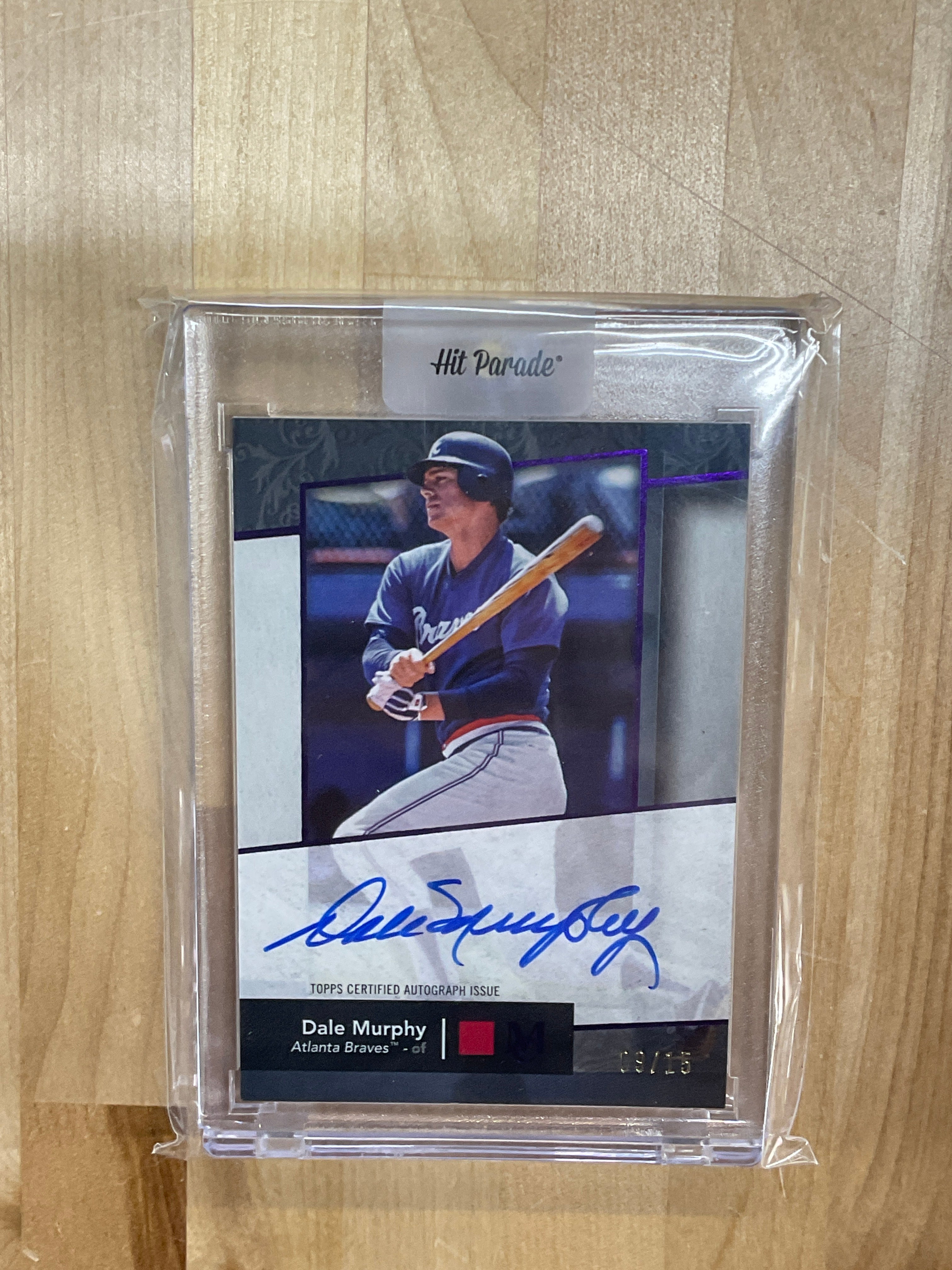 2024 Topps Museum Dale Murphy Purple Auto /15 Braves