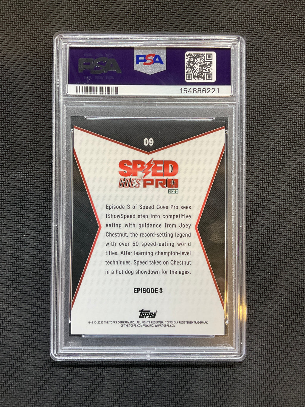2025 Speed Goes Pro Episode 3 FoilFractor 1/1 PSA 9