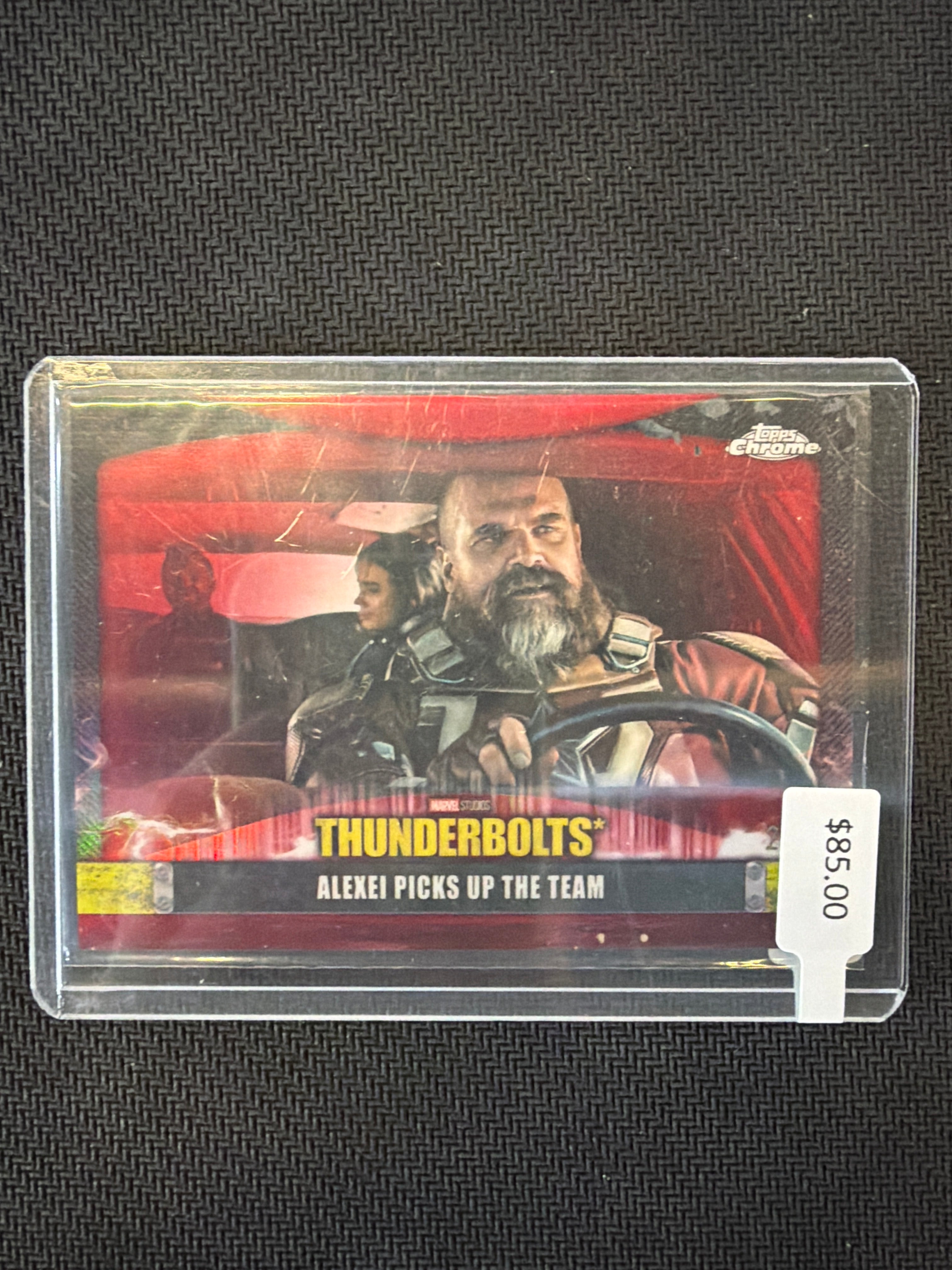 2025 Topps Chrome Marvel Studios Thunderbolts Red /5