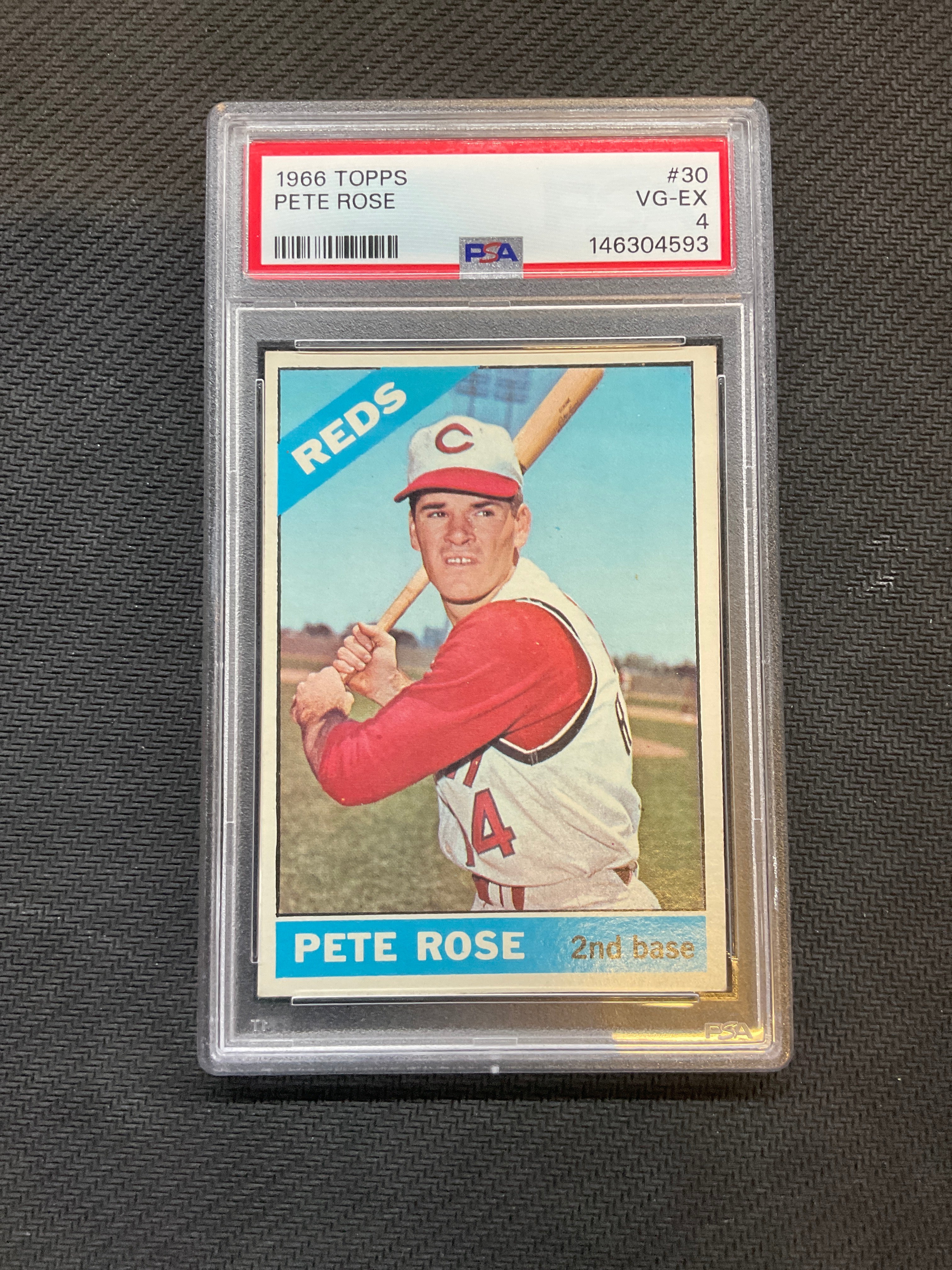1966 Topps Pete Rose #30 PSA 4