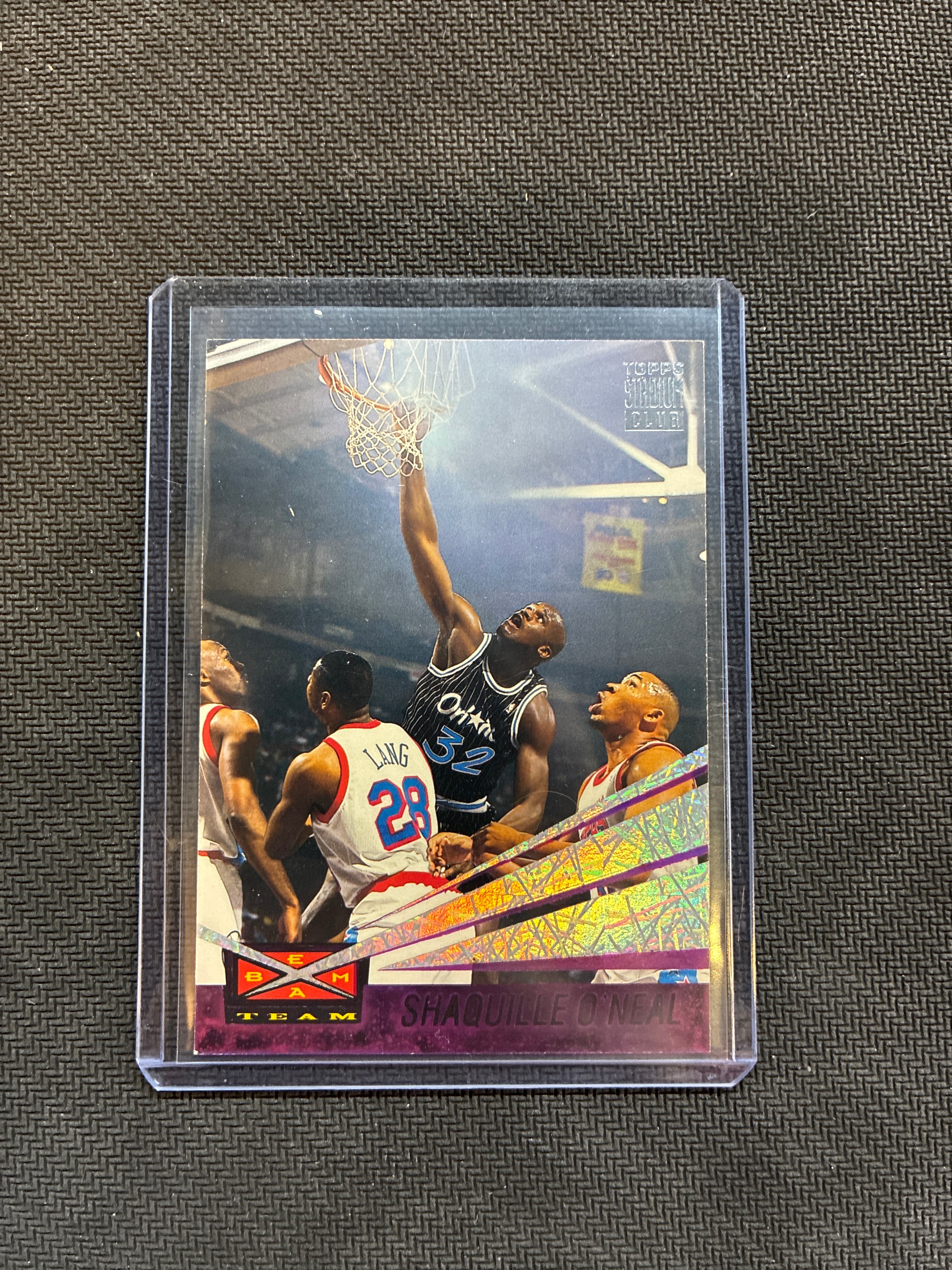 1993 Topps Stadium Club Shaquille O'Neal Beam Team Magic