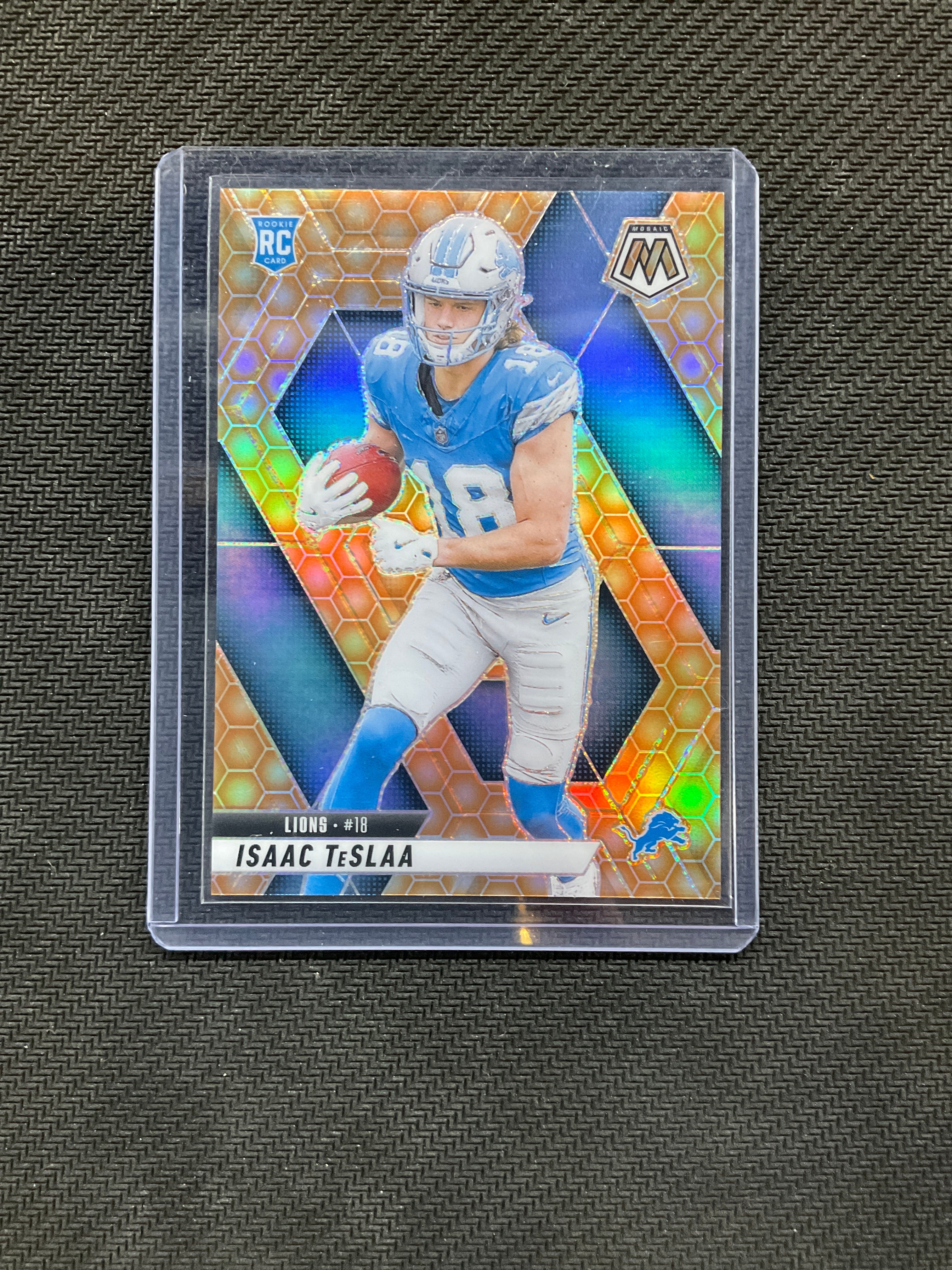 2025 Mosaic Isaac Teslaa Rookie Honeycomb Lions