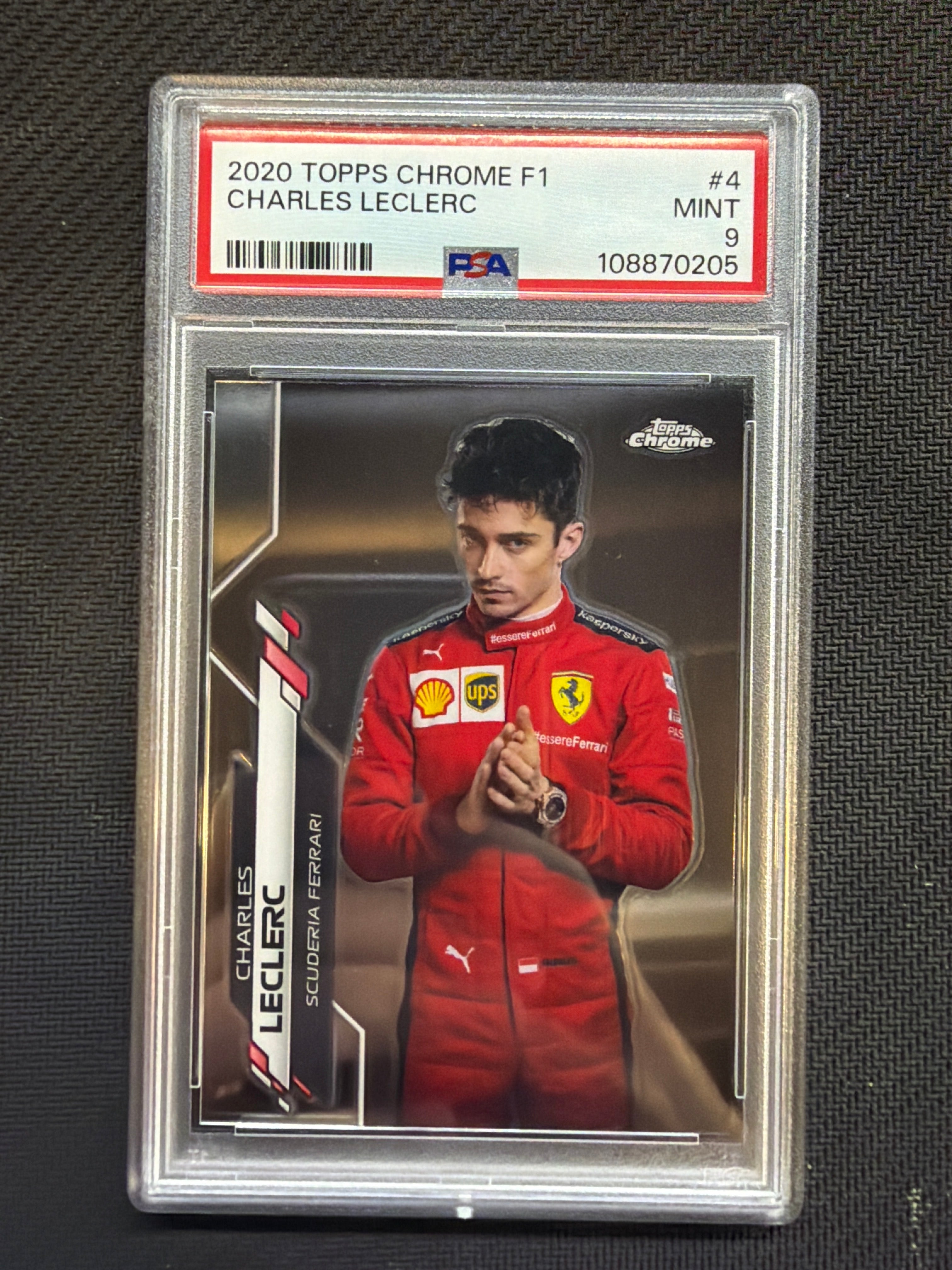 2020 Topps Chorme F1 Charles Leclerc #4 PSA 9 205