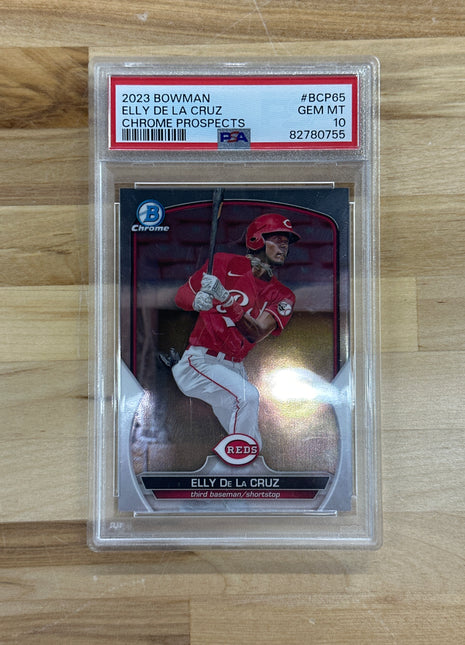 2023 Bowman Elly De La Cruz Reds Rookie PSA 10