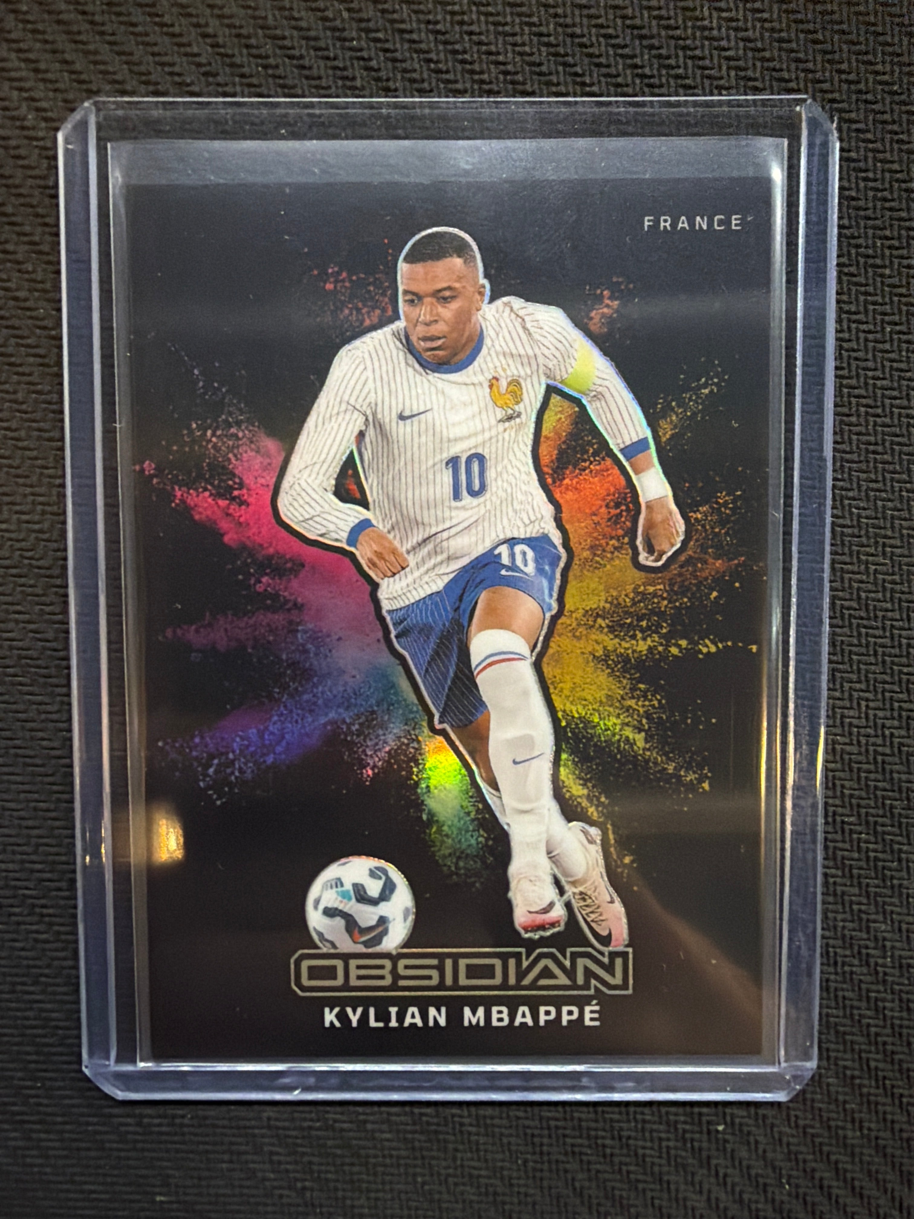 2024-25 Obsidian Kylian Mbappe #2 Black Color Blast