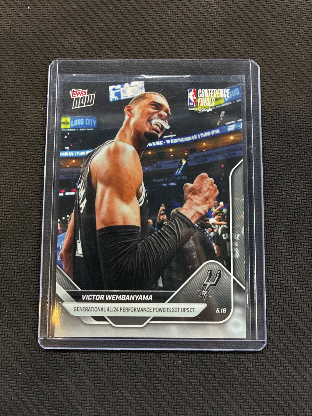 2026 Topps Now Victor Wembanyama Conference Finals SP Spurs
