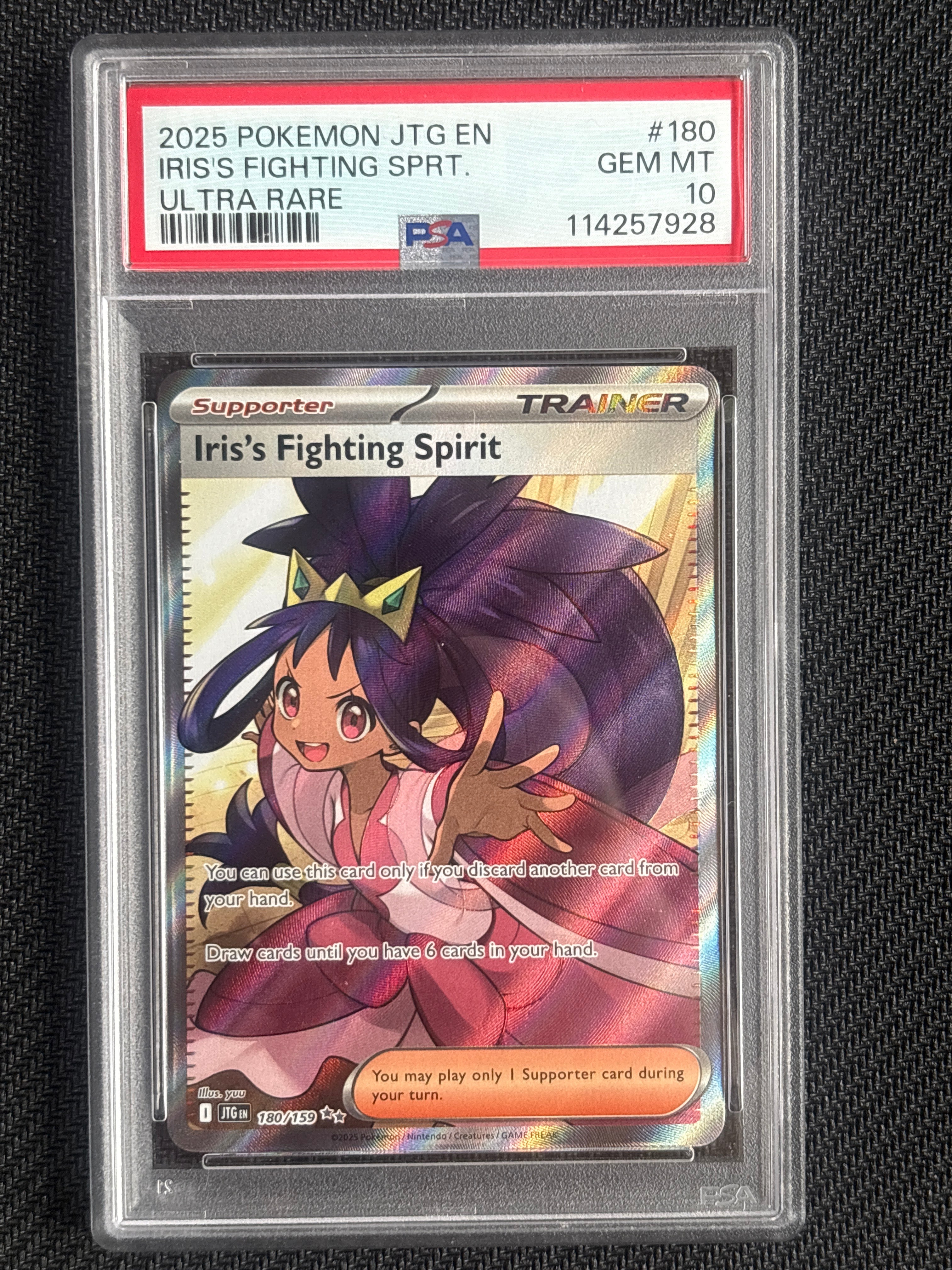 2025 Iris's Fighting Spirit 180 PSA 10