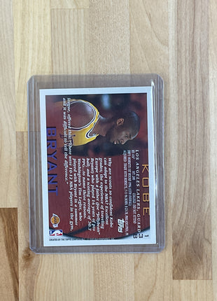 1996 Topps Kobe Bryant NBA At 50 Rookie