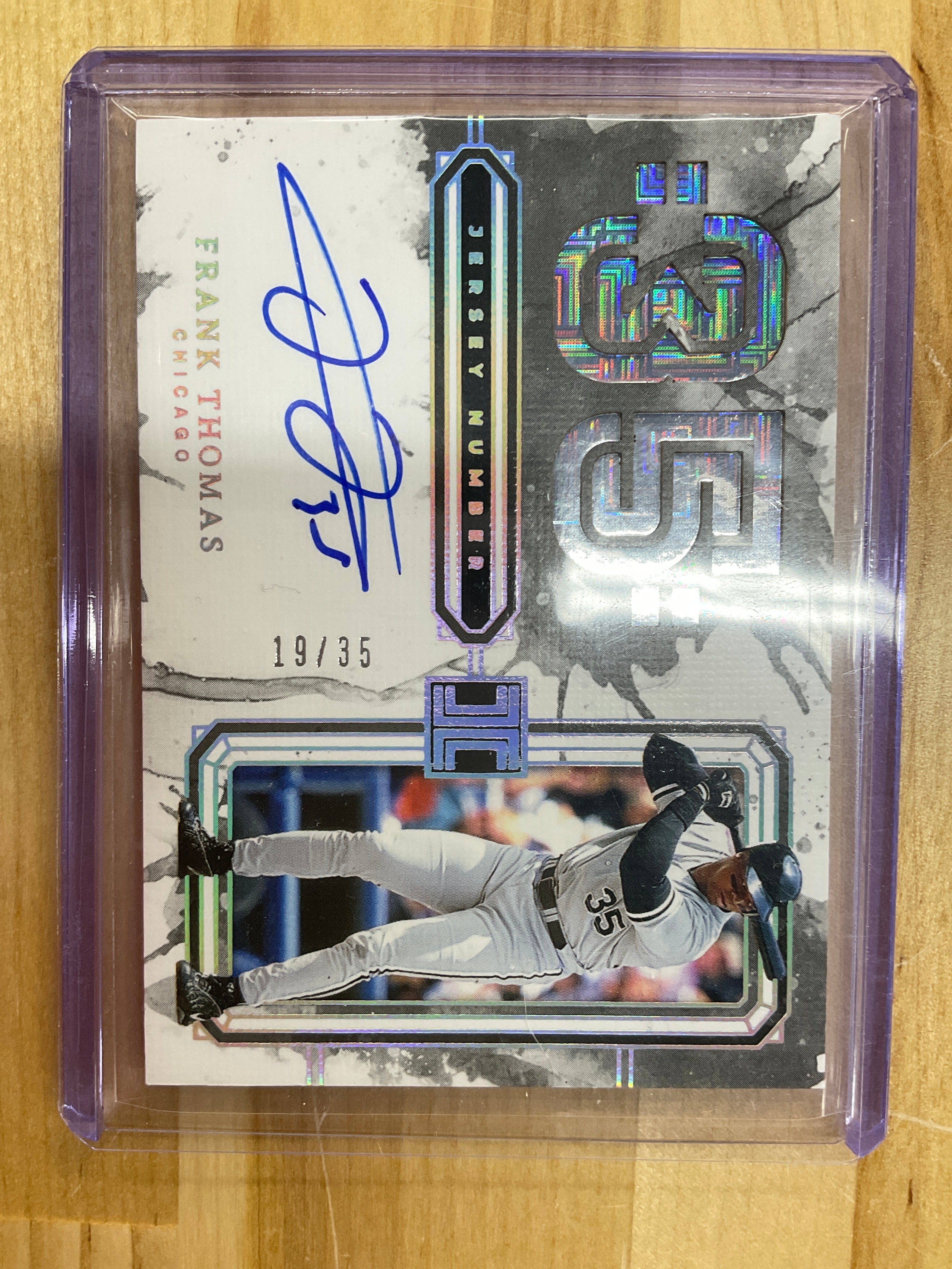 2025 Impeccable Frank Thomas Jersey Number Auto /35