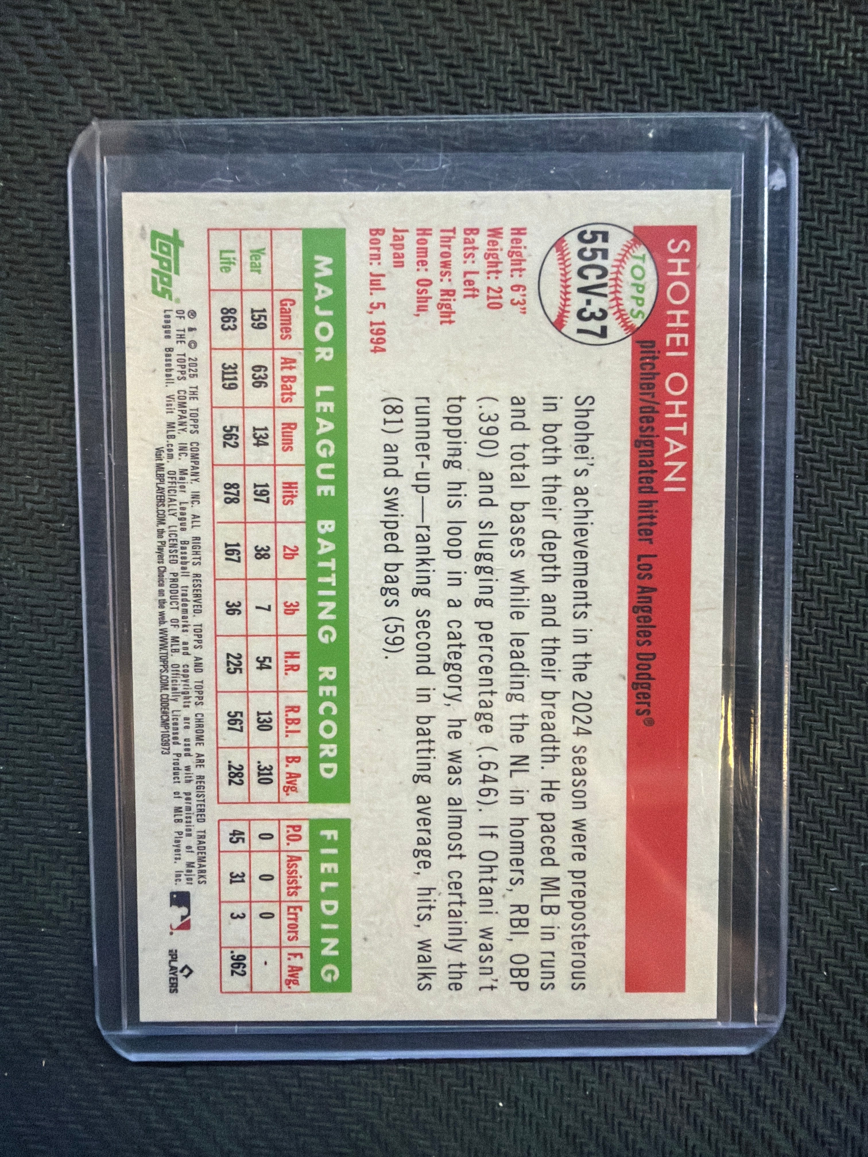 2026 Topps Chrome Platinum Shohei Ohtani City Variation Dodgers