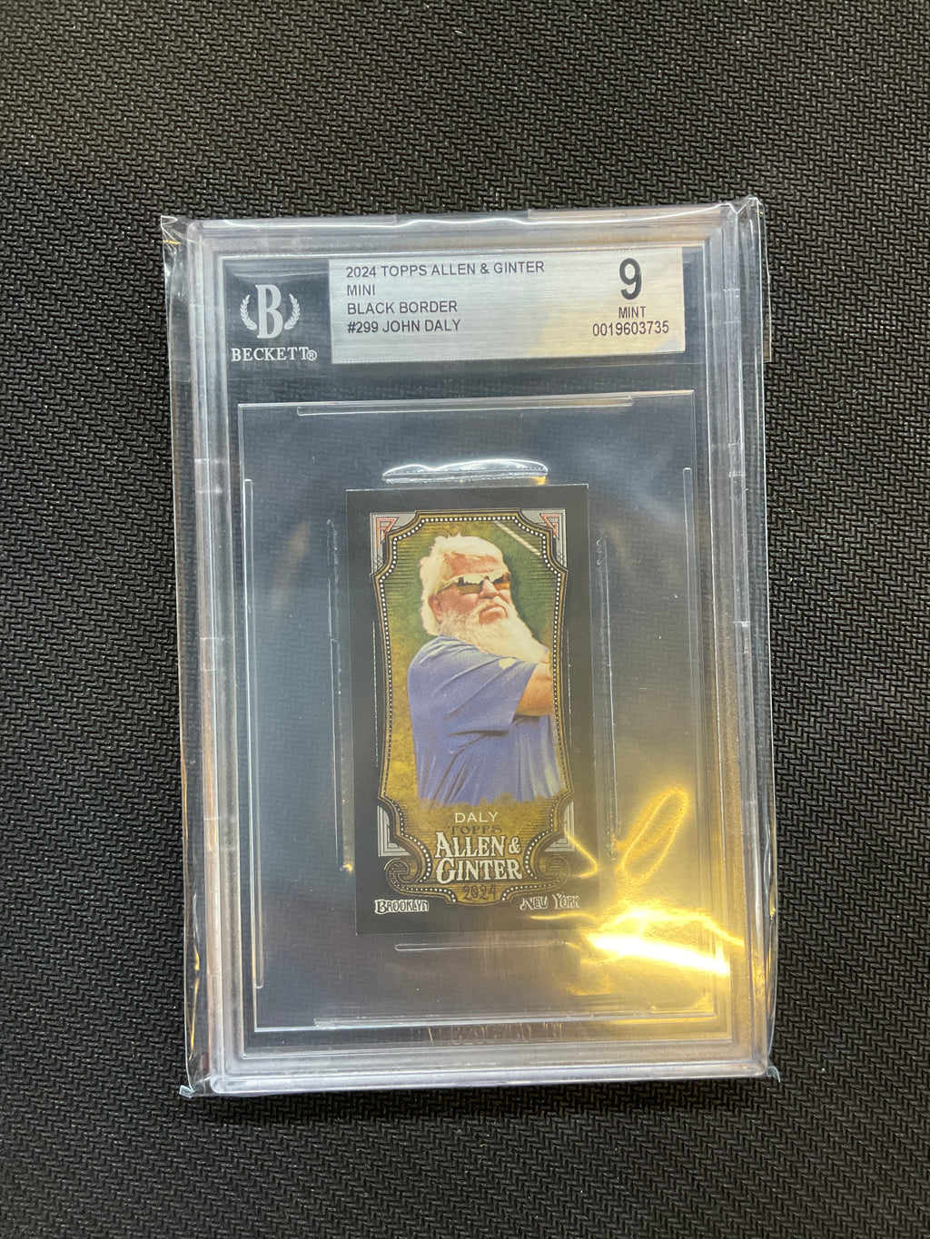 2024 Topps Allen & Ginter Mini John Daly Black BGS 9