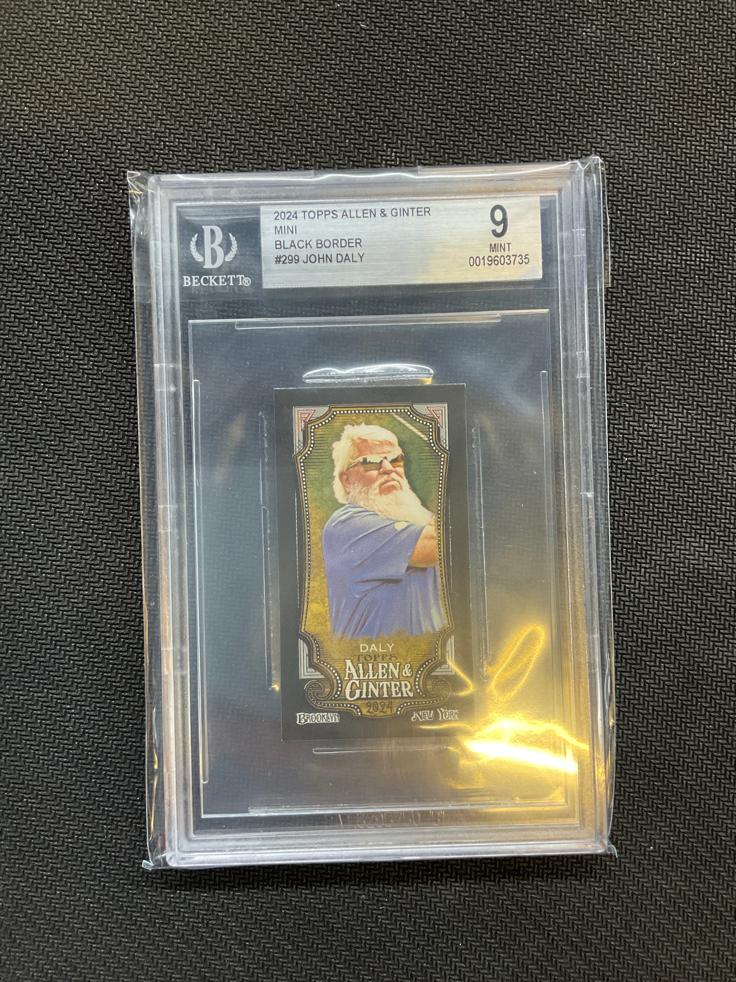 2024 Topps Allen & Ginter Mini John Daly Black BGS 9